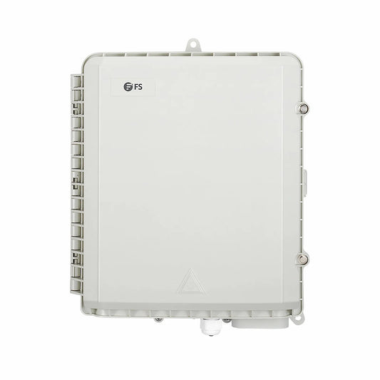 16 Fibers Optic Distribution Box, SC/A, Plastic, Wall/Pole Mount, Indoor and Outdoor