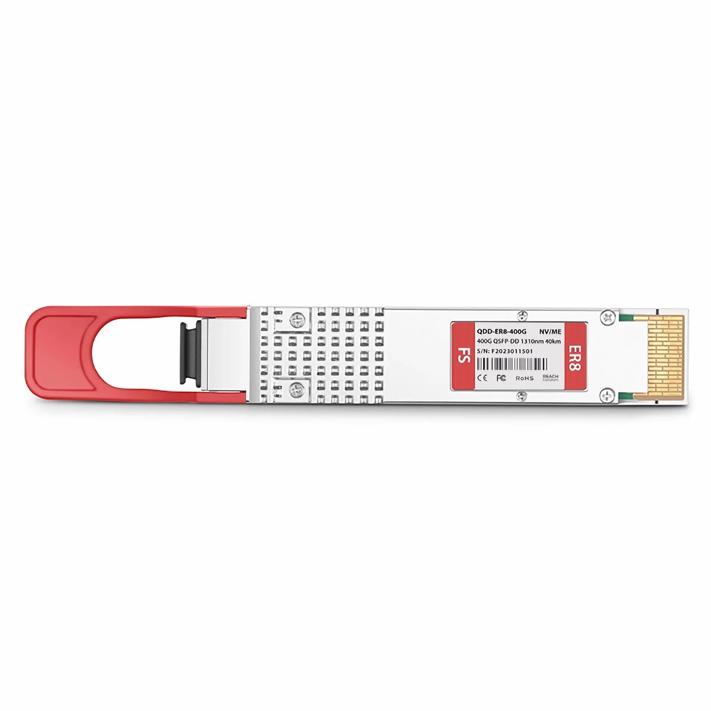 NVIDIA/Mellanox Compatible 400GBASE-ER8 QSFP-DD 8 x 50G PAM4 1310nm 40km DOM Duplex LC/UPC SMF Ethernet Optical Transceiver Module