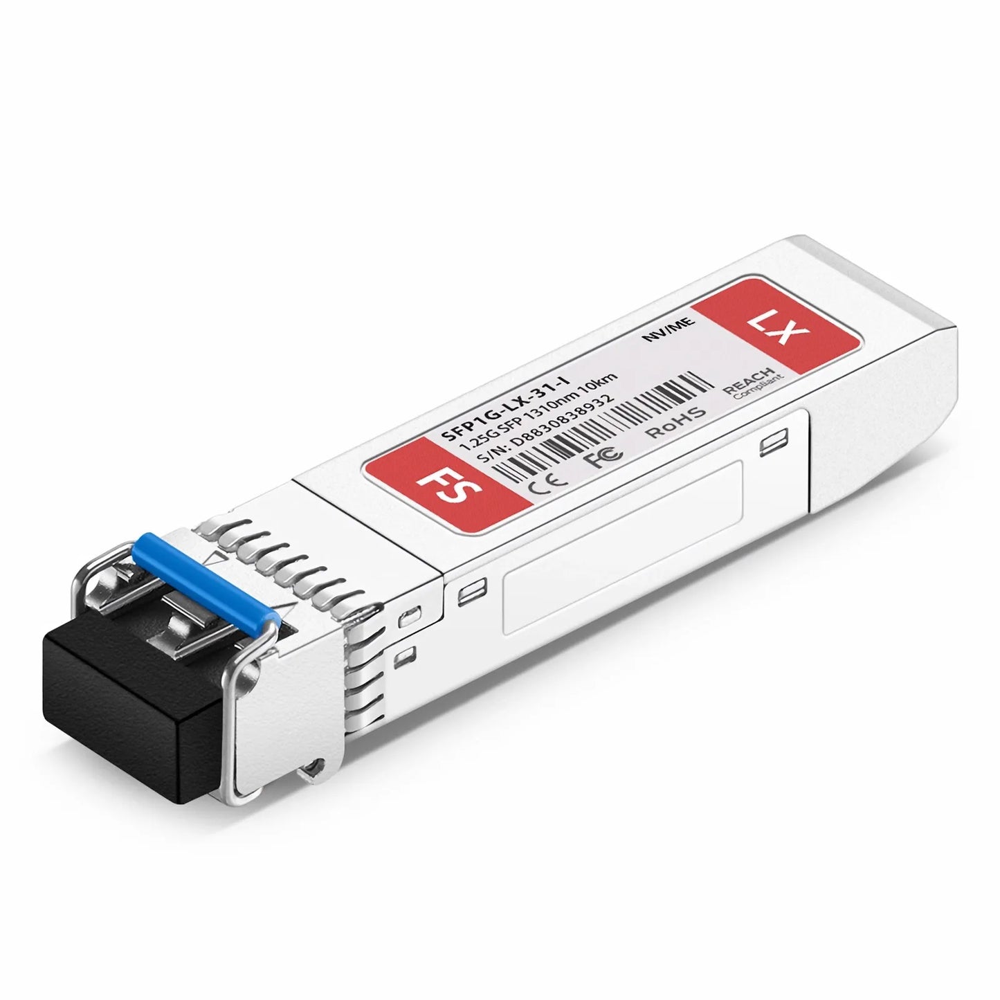 NVIDIA/Mellanox Compatible 1000BASE-LX SFP 1310nm 10km DOM Duplex LC/UPC SMF Ethernet Optical Transceiver Module (Industrial)