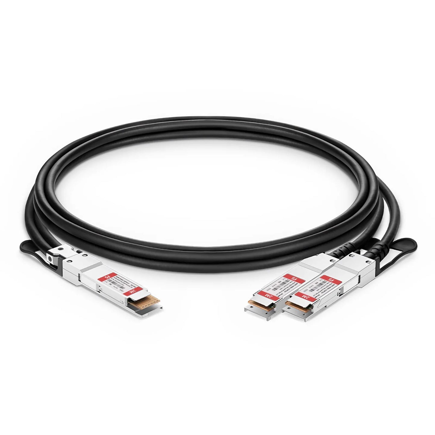 2m (7ft) NVIDIA/Mellanox MCP7H60-W002R26 Compatible 400G QSFP-DD 8 x 50G PAM4 to 2 x 200G QSFP56 4 x 50G PAM4 Ethernet Passive Direct Attach Copper Breakout Cable for DGX Spark AI Clusters