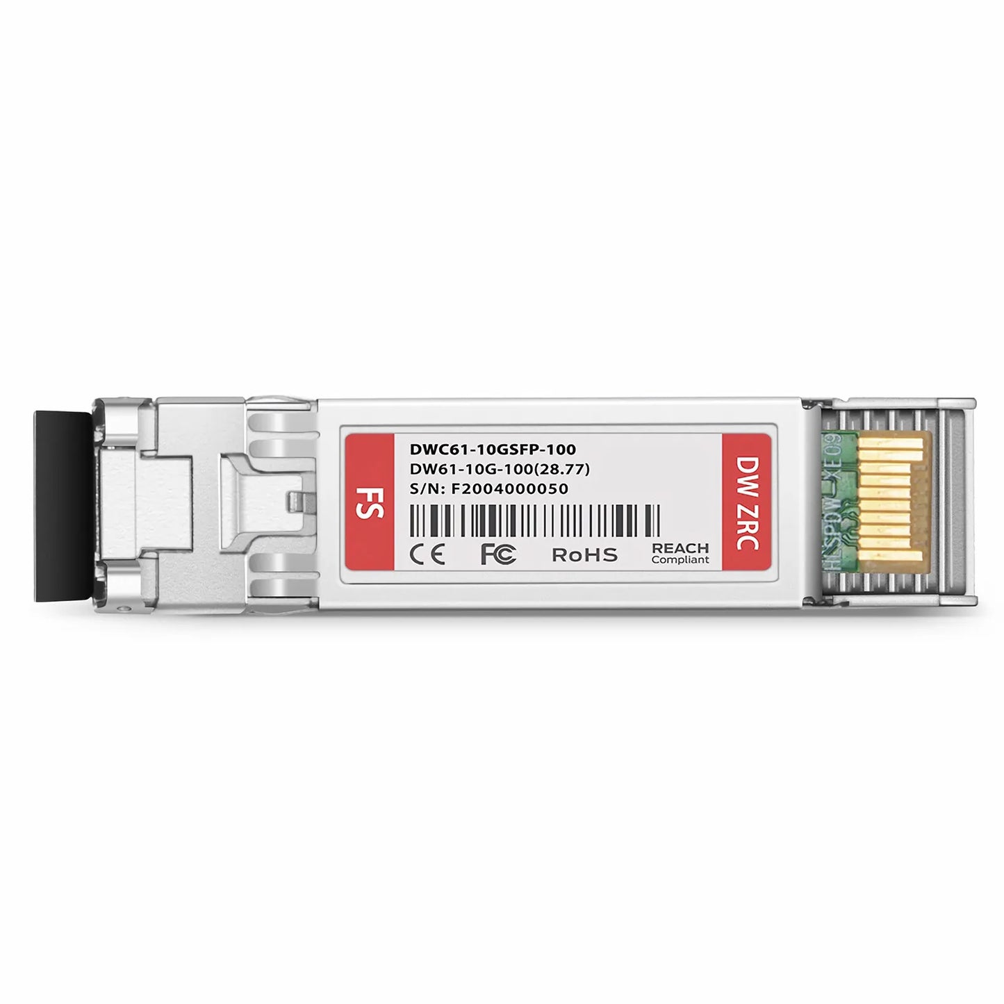 Cisco C61 Compatible SFP+ 10G DWDM 1528.77nm 100GHz 100km DOM Duplex LC/UPC SMF Optical Transceiver Module for Transmission