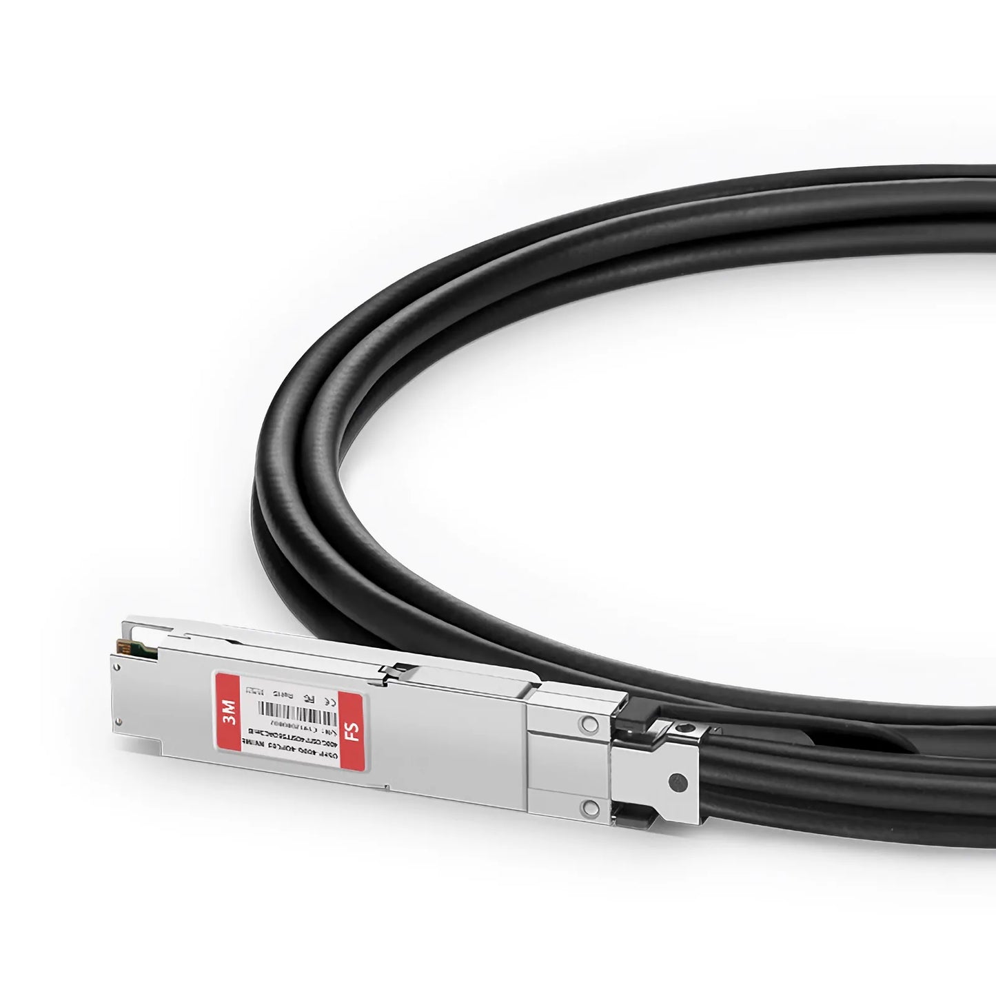3m (10ft) NVIDIA/Mellanox Compatible 400G OSFP 8 x 50G PAM4 Finned Top to 4 x 100G QSFP56 2 x 50G PAM4 InfiniBand HDR Passive Direct Attach Copper Breakout Cable for Quantum-2 Switches and ConnectX-6 HCA