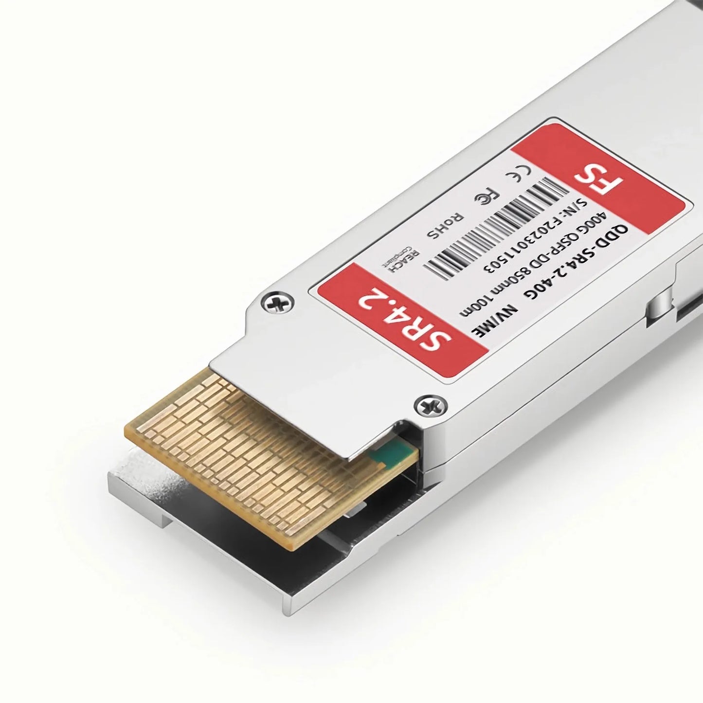 NVIDIA/Mellanox Compatible 400GBASE-SR4.2 QSFP-DD 8 x 50G PAM4 850nm 100m DOM MPO-12/UPC MMF Ethernet Optical Transceiver Module, Breakout to 4 x 100G-SR1.2