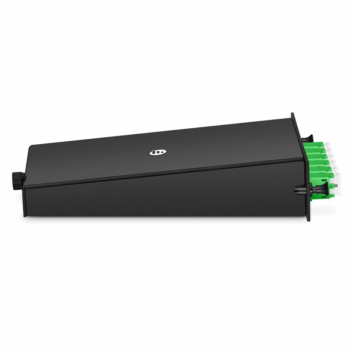 FHD™ LC Splice Cassette with Pigtails, 12 Fibers OS2 Single Mode, 6 x LC APC Duplex (Green), 0.3dB Max.