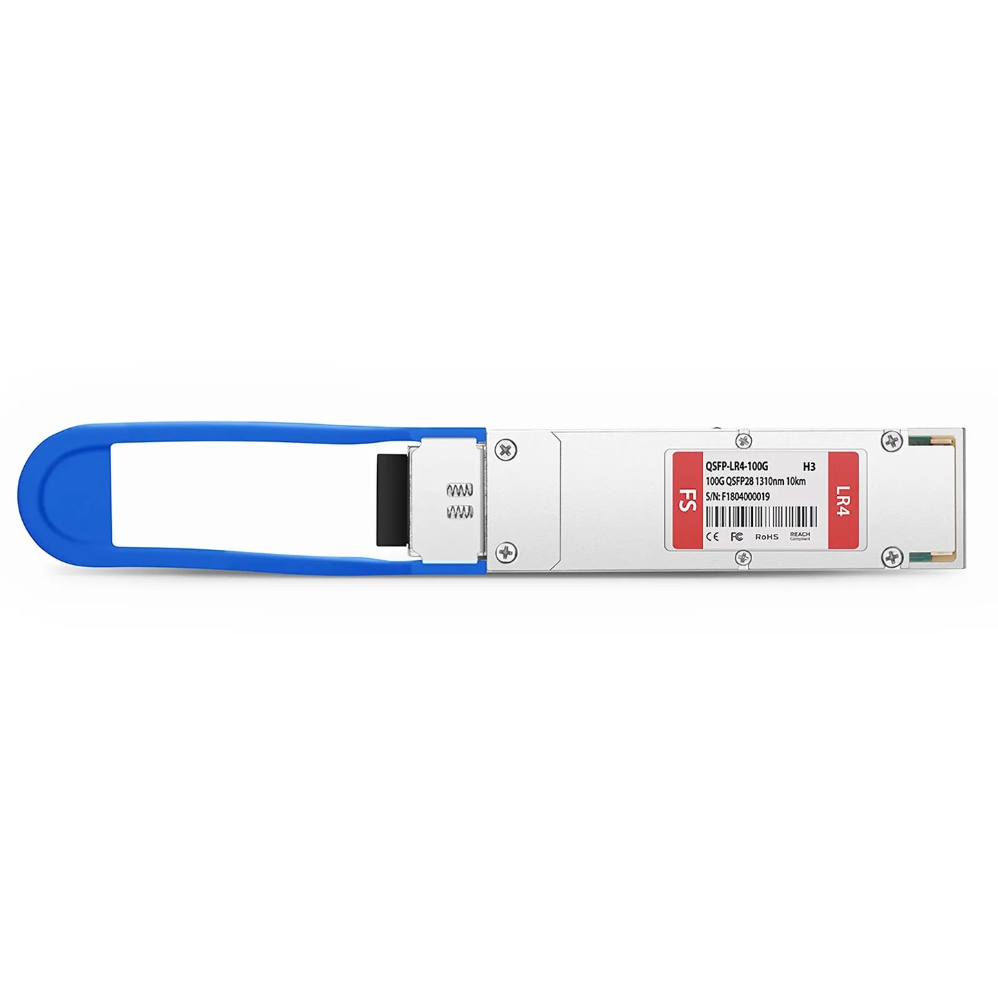 H3C QSFP-100G-LR4-WDM1300 Compatible 100GBASE-LR4 QSFP28 4 x 25G NRZ 1310nm 10km DOM Duplex LC/UPC SMF Optical Transceiver Module