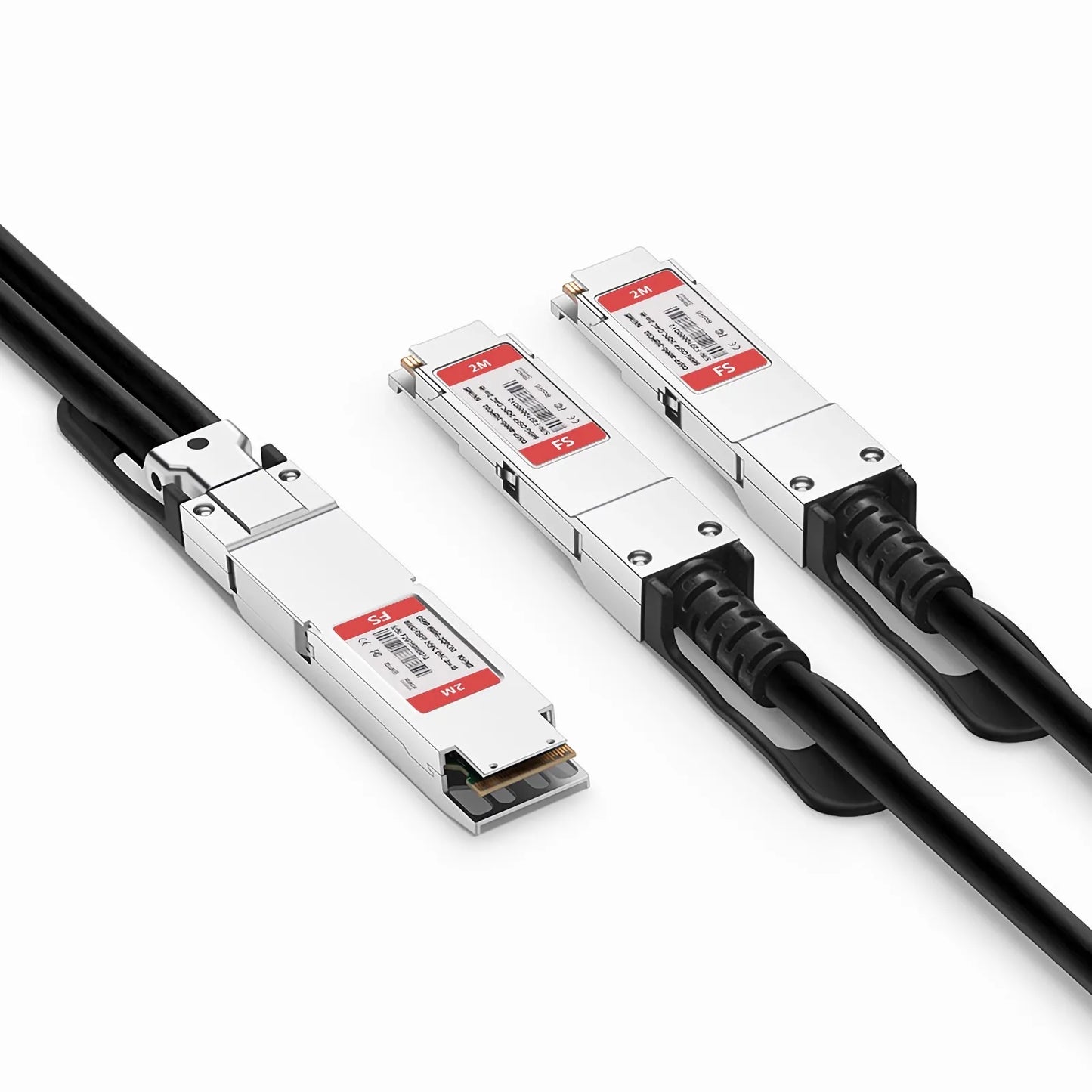 2m (7ft) NVIDIA/Mellanox MCP7Y10-N002 Compatible 800G OSFP 8 x 100G PAM4 Finned Top to 2 x 400G QSFP112 4 x 100G PAM4 InfiniBand NDR Passive Direct Attach Copper Breakout Cable for Quantum-2 Switches and ConnectX-7 HCA