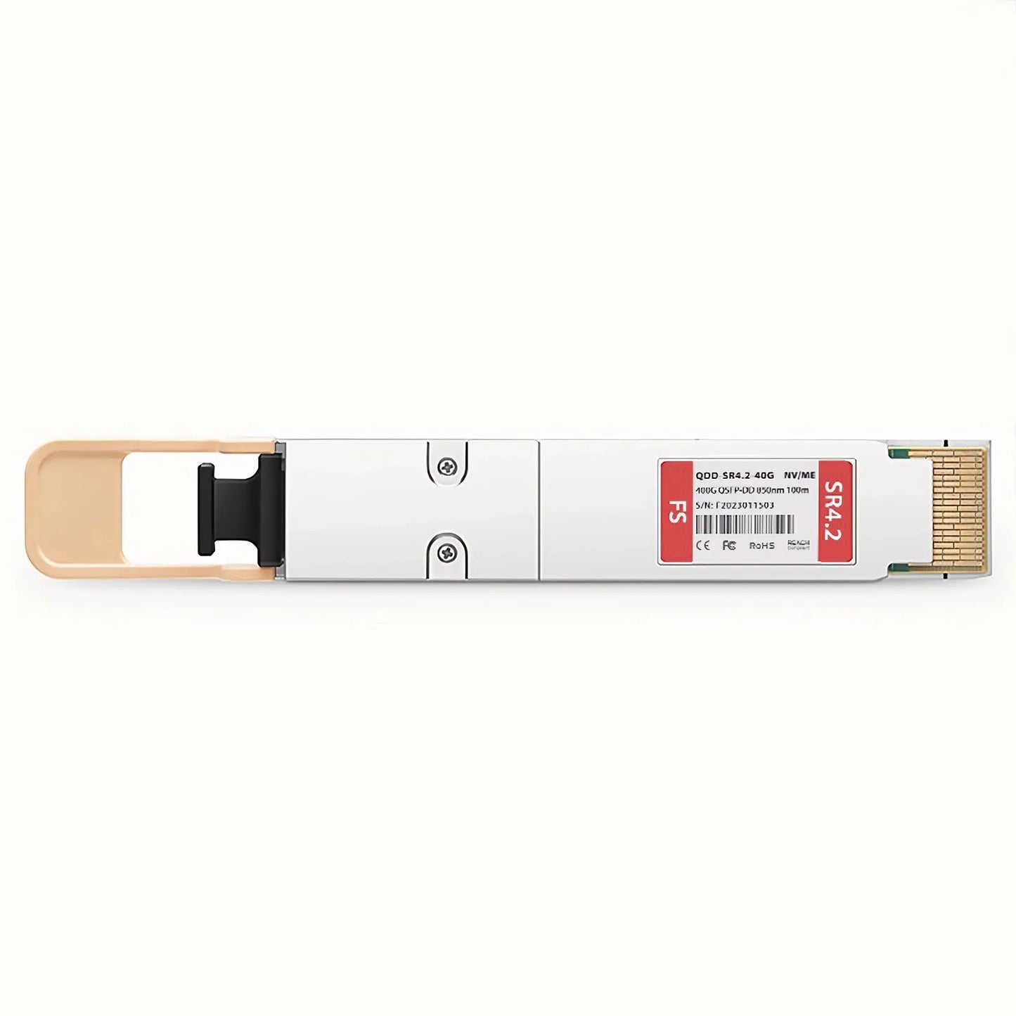 NVIDIA/Mellanox Compatible 400GBASE-SR4.2 QSFP-DD 8 x 50G PAM4 850nm 100m DOM MPO-12/UPC MMF Ethernet Optical Transceiver Module, Breakout to 4 x 100G-SR1.2