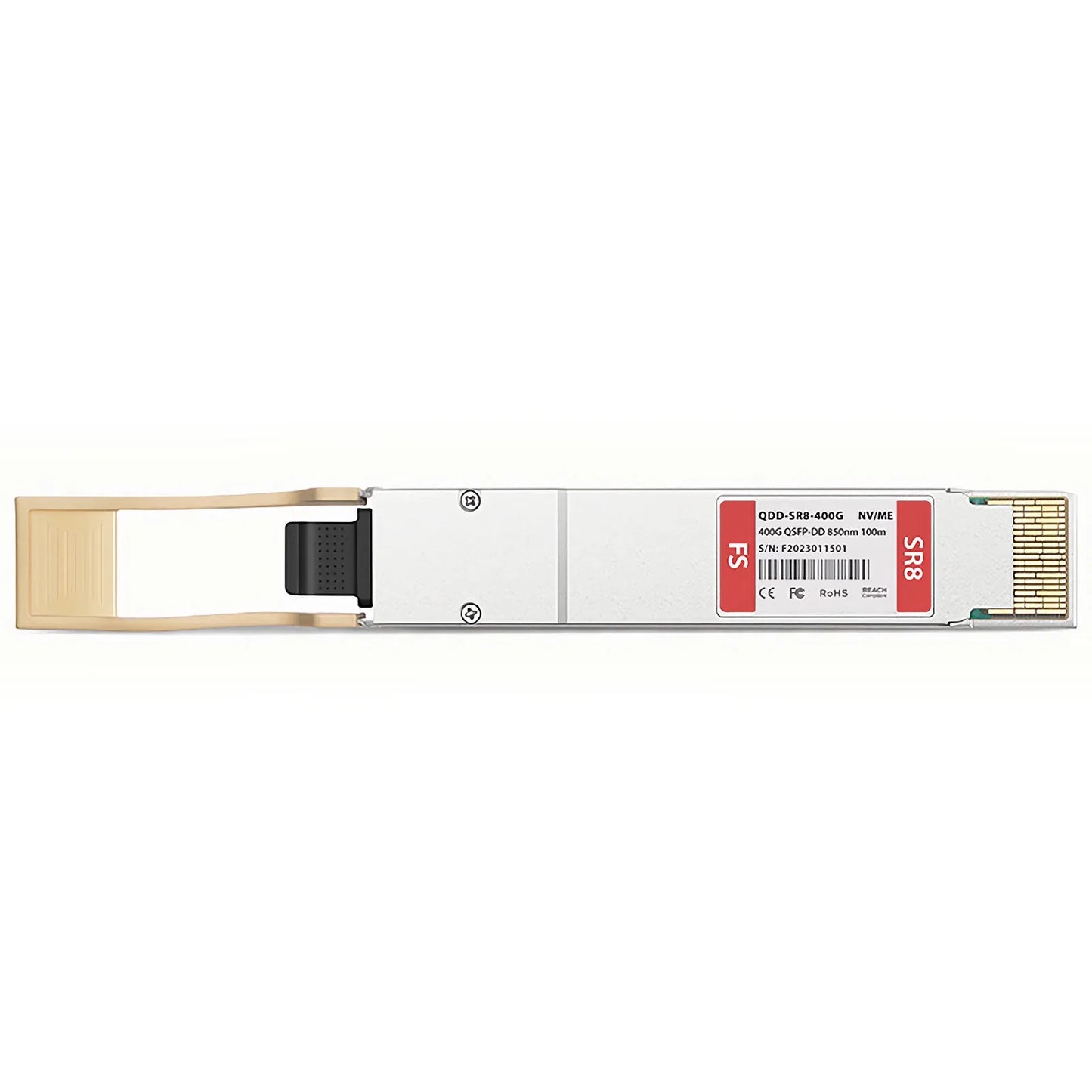 NVIDIA/Mellanox T-DQ8FNS-N00-M Compatible 400GBASE-SR8 QSFP-DD 8 x 50G PAM4 850nm 100m DOM MPO-16/APC MMF Ethernet Optical Transceiver Module, Breakout to 2 x 200G-SR4 and 8 x 50G-SR