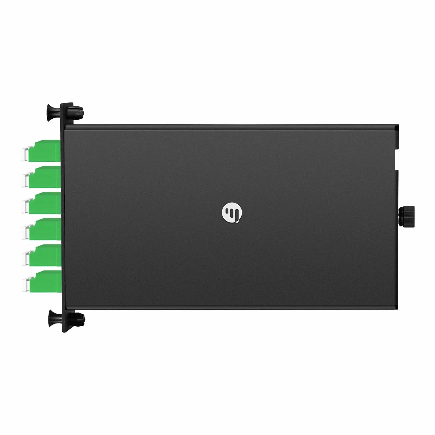 FHD™ LC Splice Cassette with Pigtails, 12 Fibers OS2 Single Mode, 6 x LC APC Duplex (Green), 0.3dB Max.