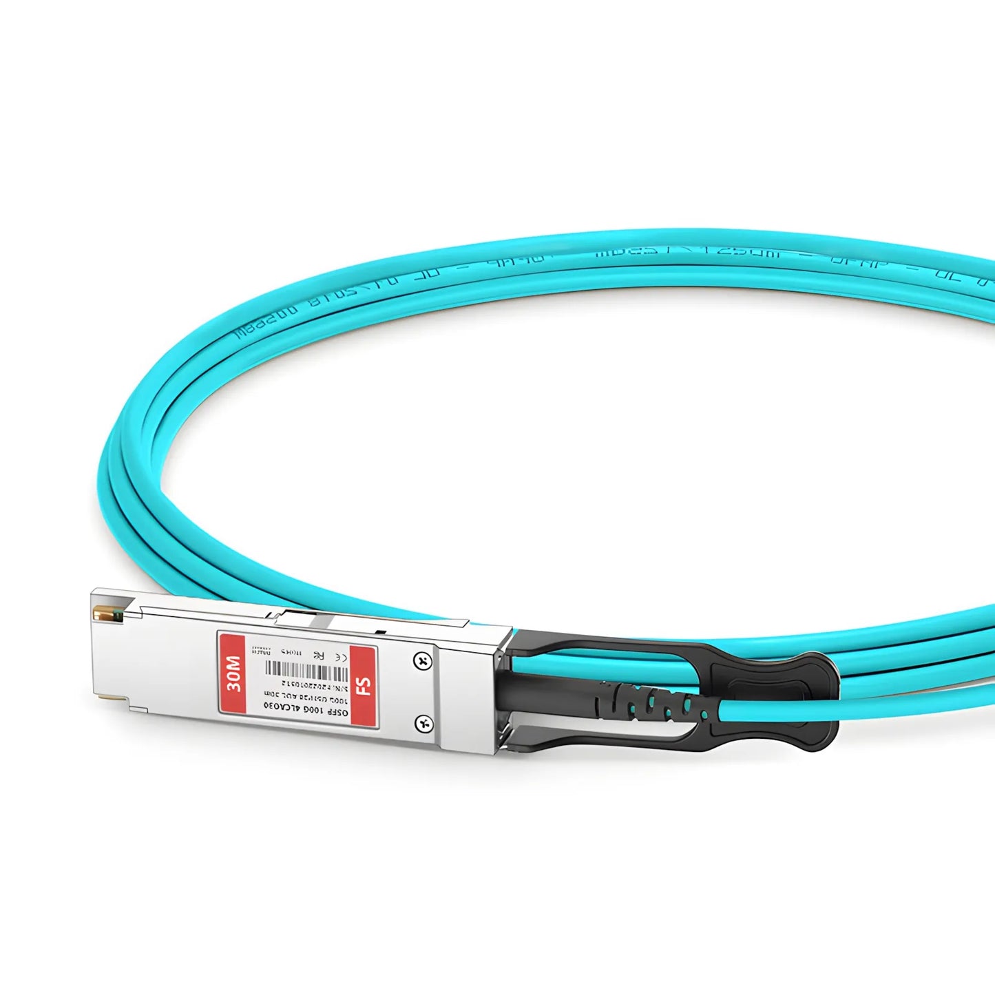30m (98ft) Cisco Compatible 100G QSFP28 4 x 25G NRZ to 4 Duplex LC 25G NRZ Active Optical Breakout Cable