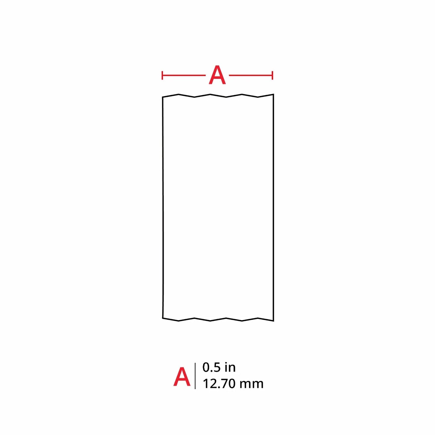 0.5in.W x 252in.L Panel/Surface Labels with Ribbon for M210 and M211 Printers, Continuous Label/Cartridge, Black on Yellow