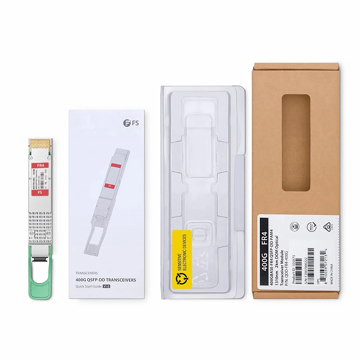 NVIDIA/Mellanox MMS1V50-WM Compatible 400GBASE-FR4 QSFP-DD 8 x 50G PAM4 1310nm 2km DOM Duplex LC/UPC SMF Ethernet Optical Transceiver Module