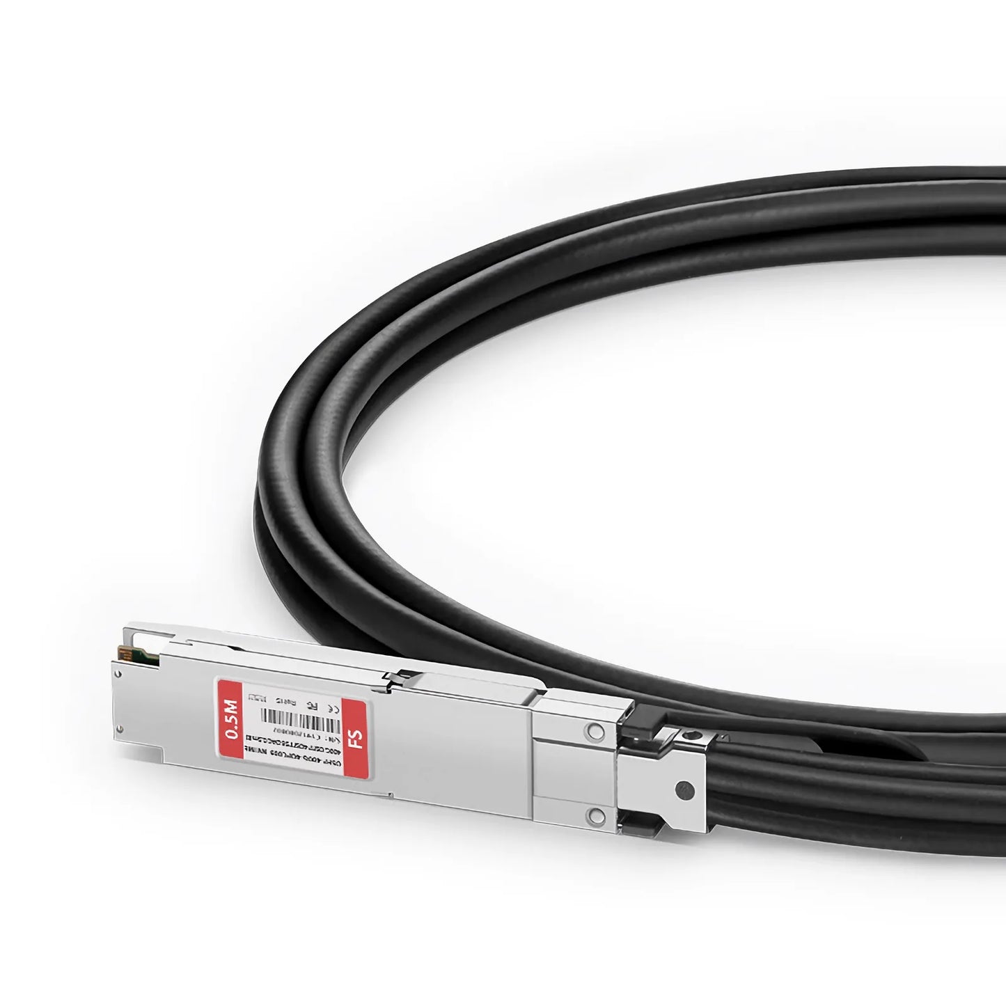 0.5m (2ft) NVIDIA/Mellanox Compatible 400G OSFP 8 x 50G PAM4 Finned Top to 4 x 100G QSFP56 2 x 50G PAM4 InfiniBand HDR Passive Direct Attach Copper Breakout Cable for Quantum-2 Switches and ConnectX-6 HCA