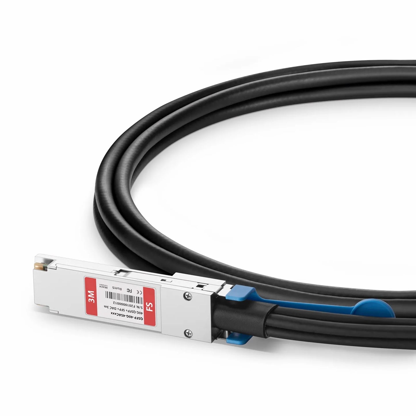 3m (10ft) Cisco QSFP-4 x 10G-AC3M Compatible 40G QSFP+ to 4 x 10G SFP+ Active Direct Attach Copper Breakout Cable