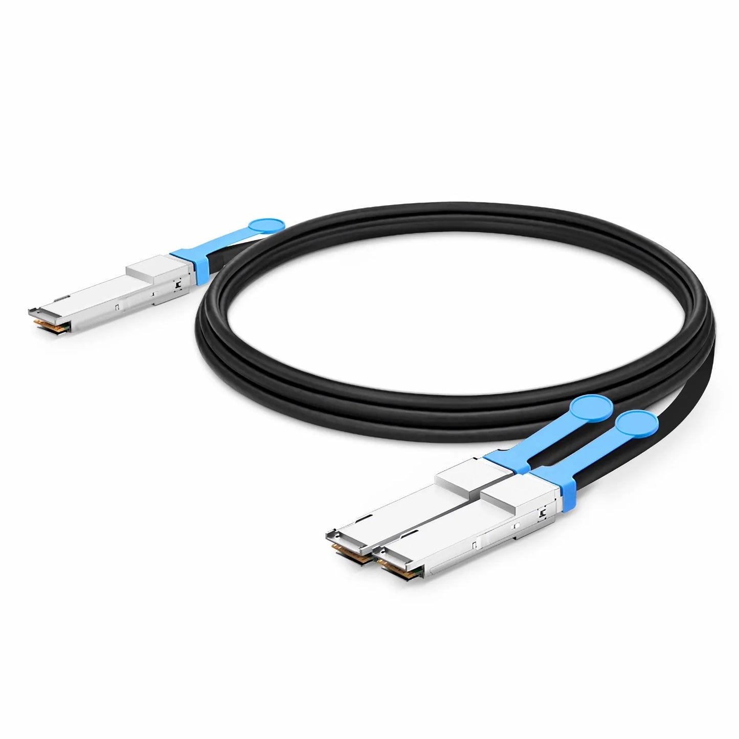 5m (16ft) NVIDIA/Mellanox MCA7J50-H005R Compatible 200G QSFP56 4 x 50G PAM4 to 2 x 100G QSFP56 2 x 50G PAM4 Etherne Active Direct Attach Copper Breakout Cable