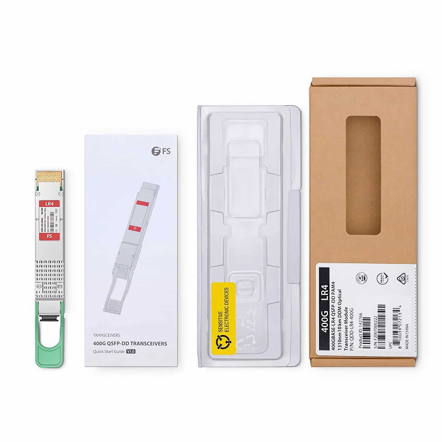 NVIDIA/Mellanox MMS1V90-WR Compatible 400GBASE-LR4 QSFP-DD 8 x 50G PAM4 1310nm 10km DOM Duplex LC/UPC SMF Ethernet Optical Transceiver Module