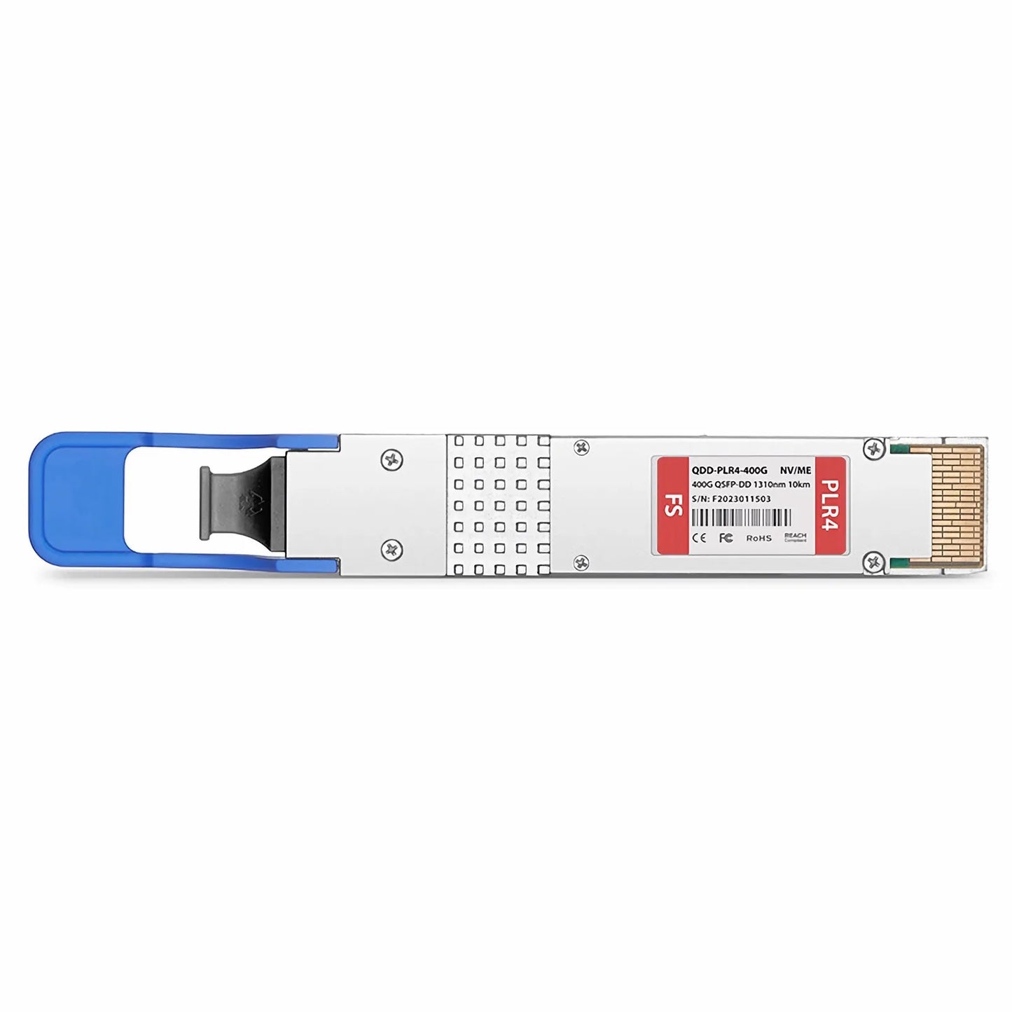 NVIDIA/Mellanox Compatible 4 x 100GBASE-LR QSFP-DD 8 x 50G PAM4 1310nm 10km DOM MPO-12/APC SMF Ethernet Optical Transceiver Module, Breakout to 4 x 100G-LR