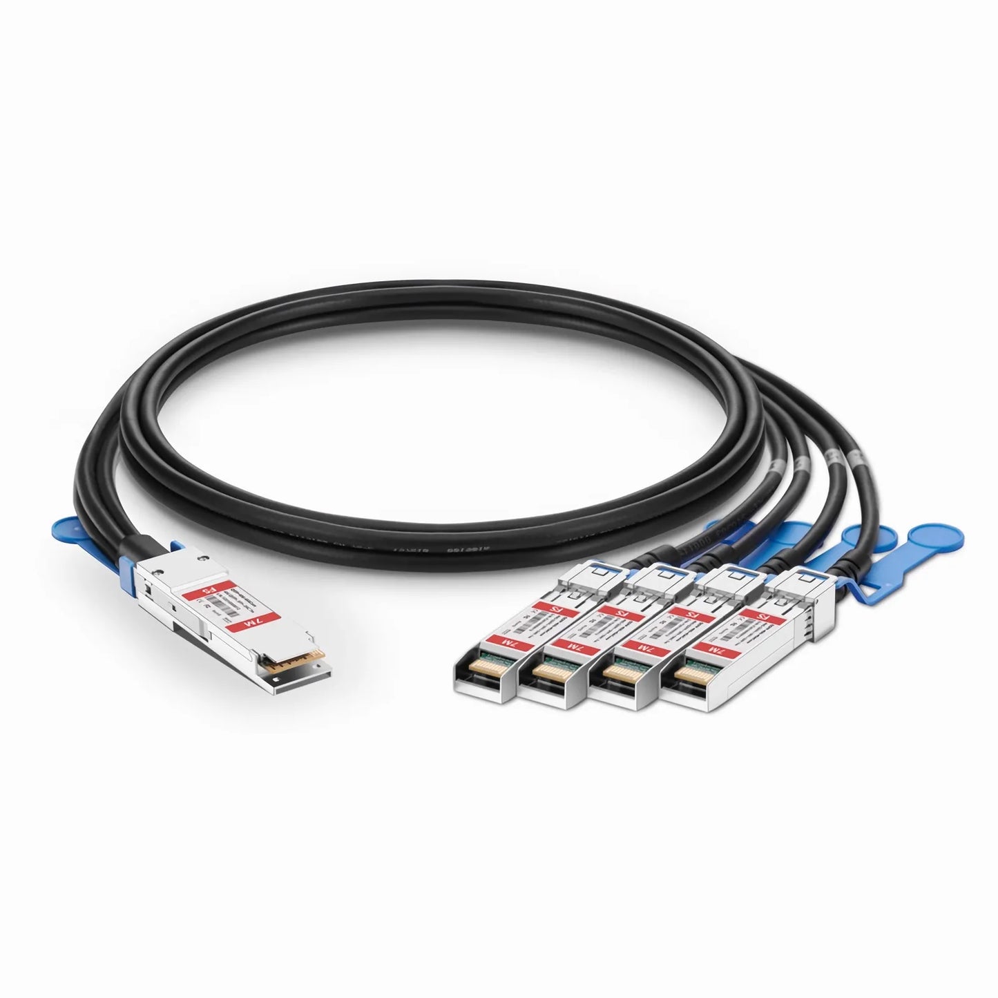 7m (23ft) Cisco QSFP-4 x 10G-AC7M Compatible 40G QSFP+ to 4 x 10G SFP+ Active Direct Attach Copper Breakout Cable