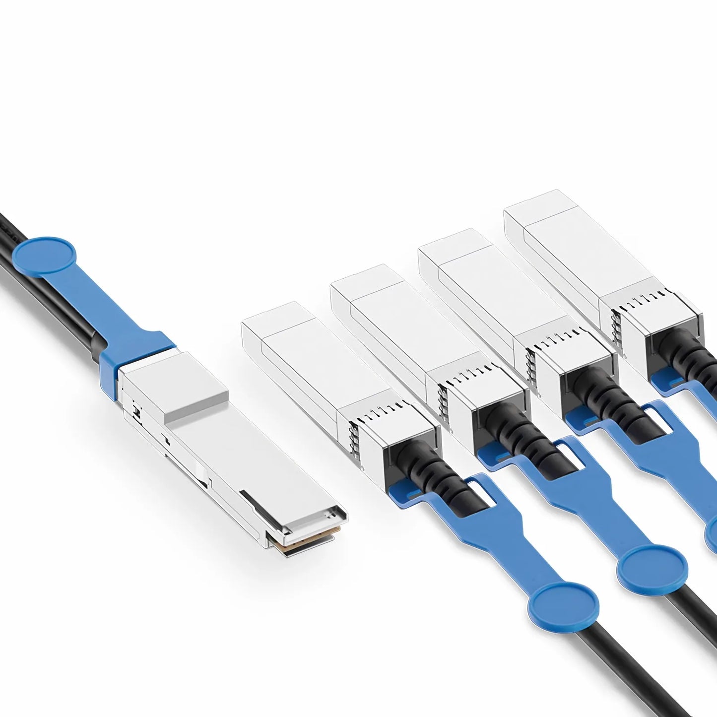 7m (23ft) Cisco QSFP-4 x 10G-AC7M Compatible 40G QSFP+ to 4 x 10G SFP+ Active Direct Attach Copper Breakout Cable