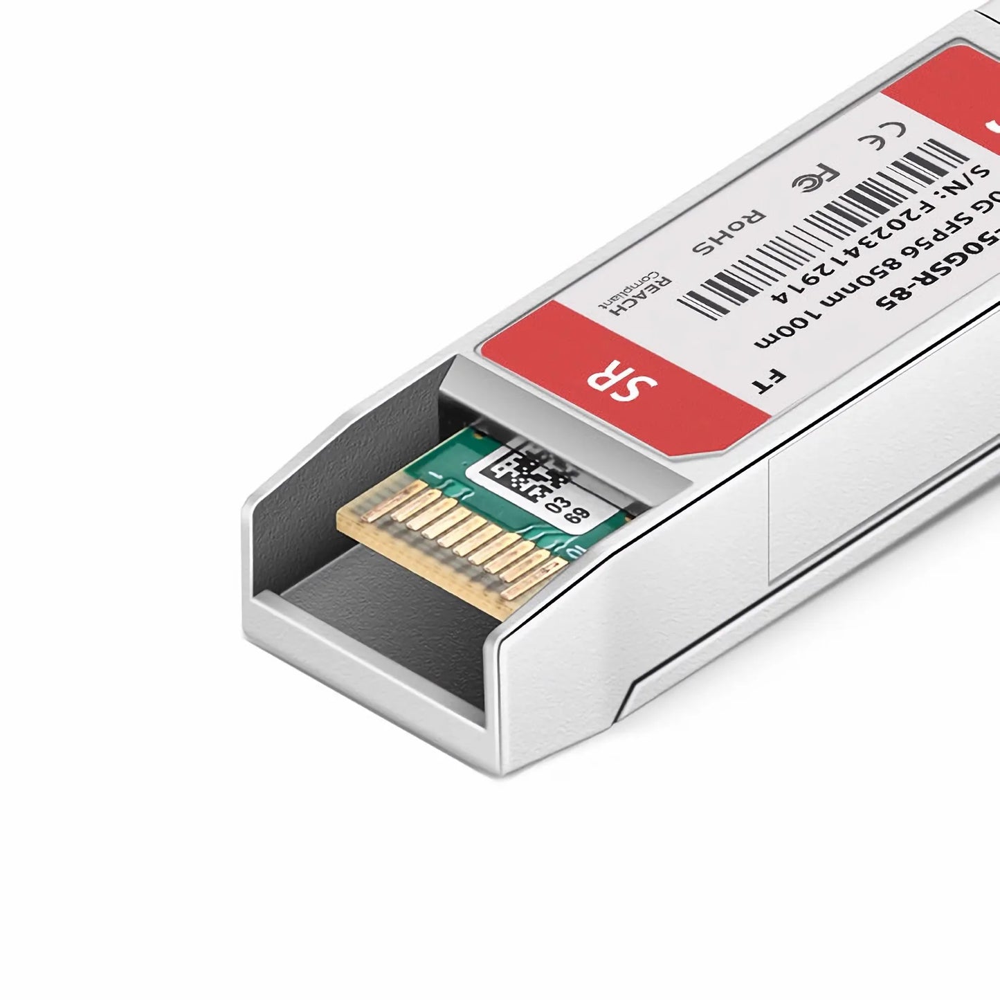 Fortinet FN-TRAN-SFP56-SR Compatible 50GBASE-SR SFP56 850nm 100m DOM Duplex LC/UPC MMF Optical Transceiver Module