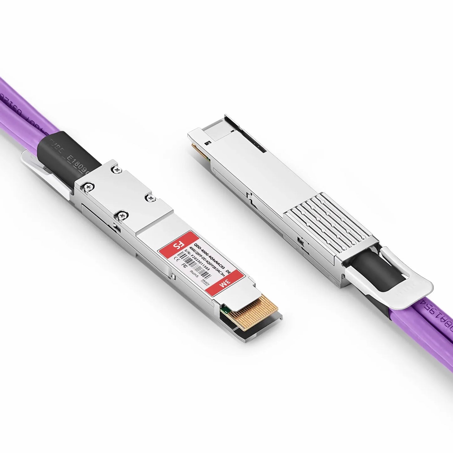 3m (10ft) Dell Compatible 400G QSFP-DD 8 x 50G PAM4 to 4 x 100G QSFP28 4 x 25G NRZ Active Electrical Breakout Cable