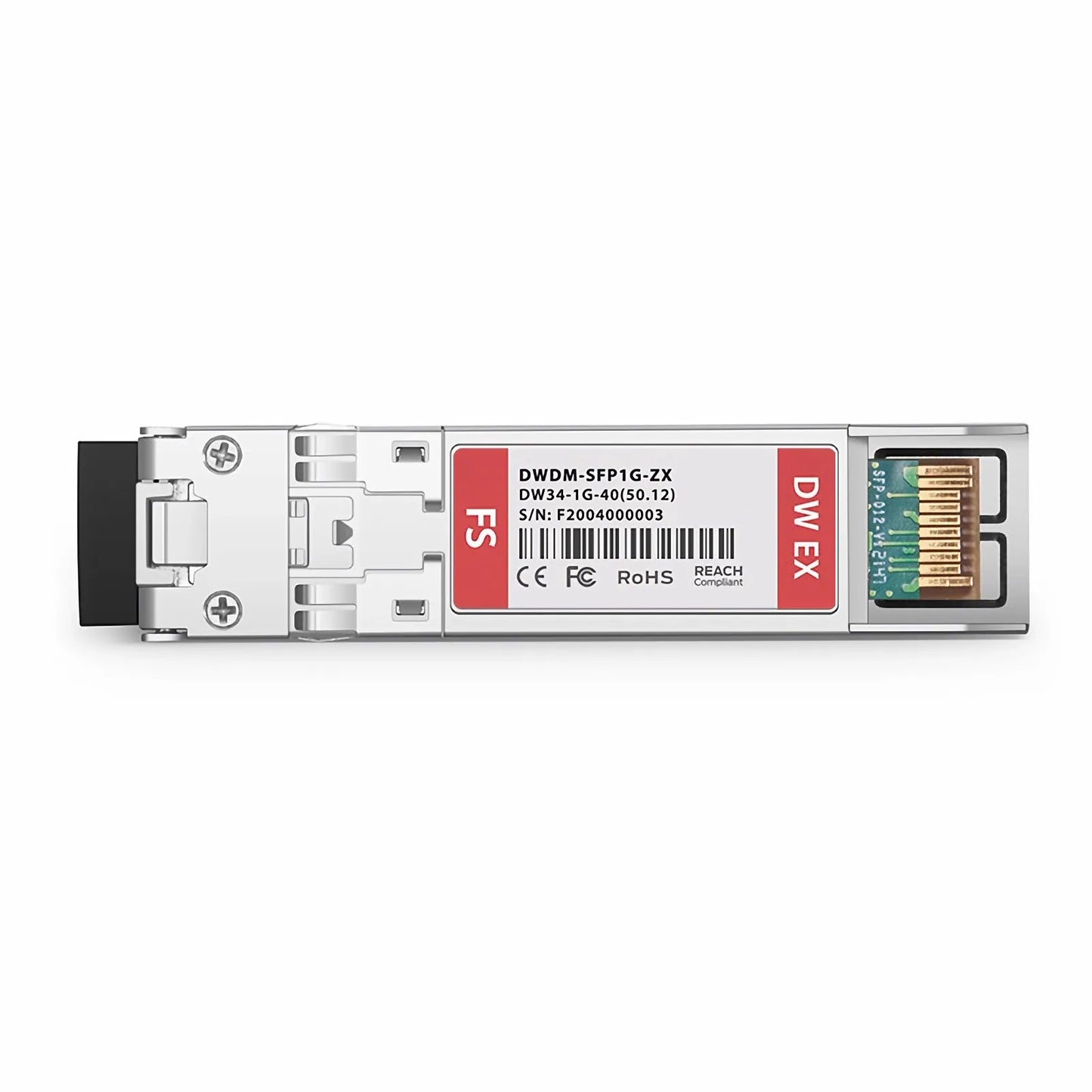 Cisco C34 DWDM-SFP-5012-40 Compatible SFP 1000BASE-DWDM 1550.12nm 100GHz 40km DOM Duplex LC/UPC SMF Optical Transceiver Module for Transmission