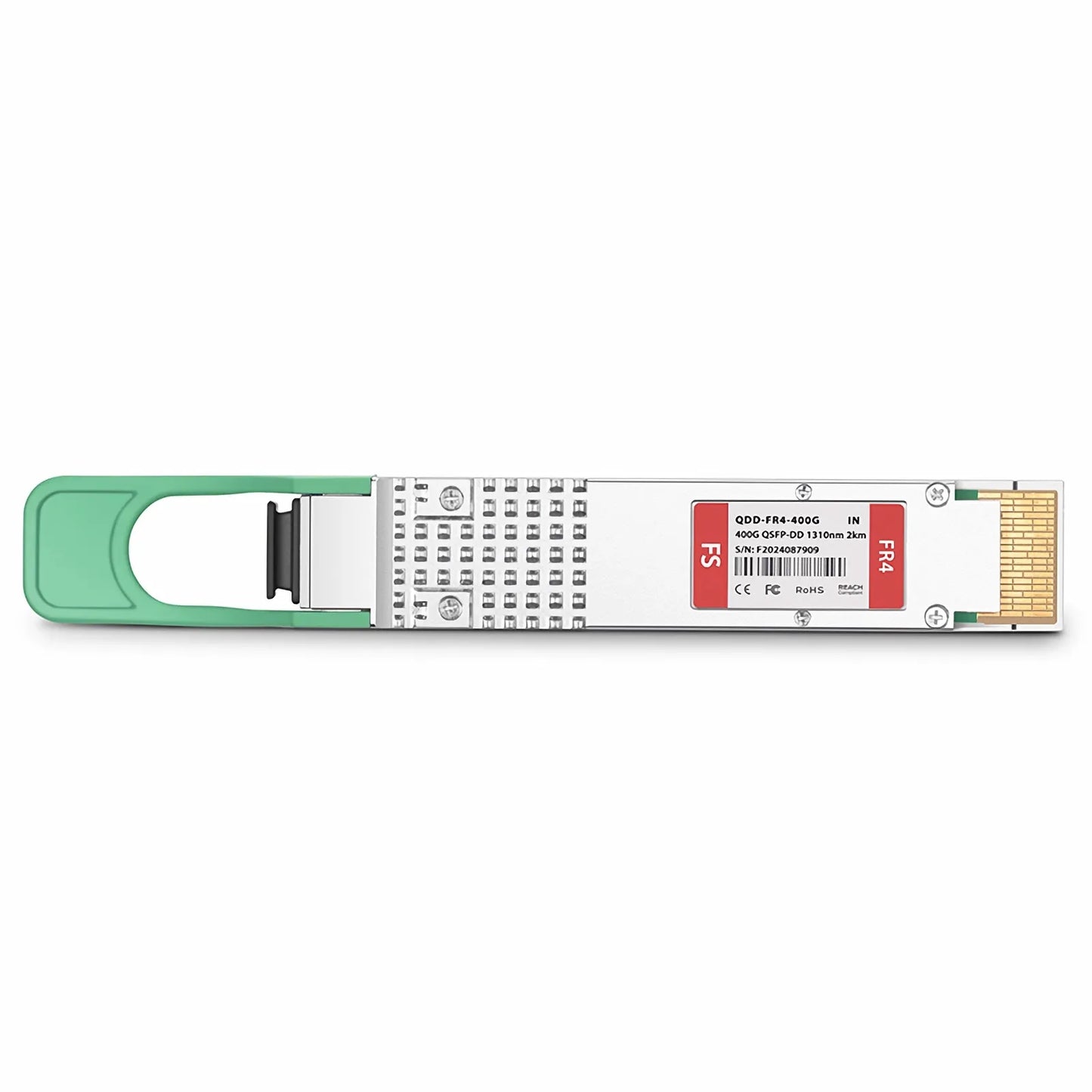 Intel Compatible 400GBASE-FR4 QSFP-DD 8 x 50G PAM4 1310nm 2km DOM Duplex LC/UPC SMF Optical Transceiver Module
