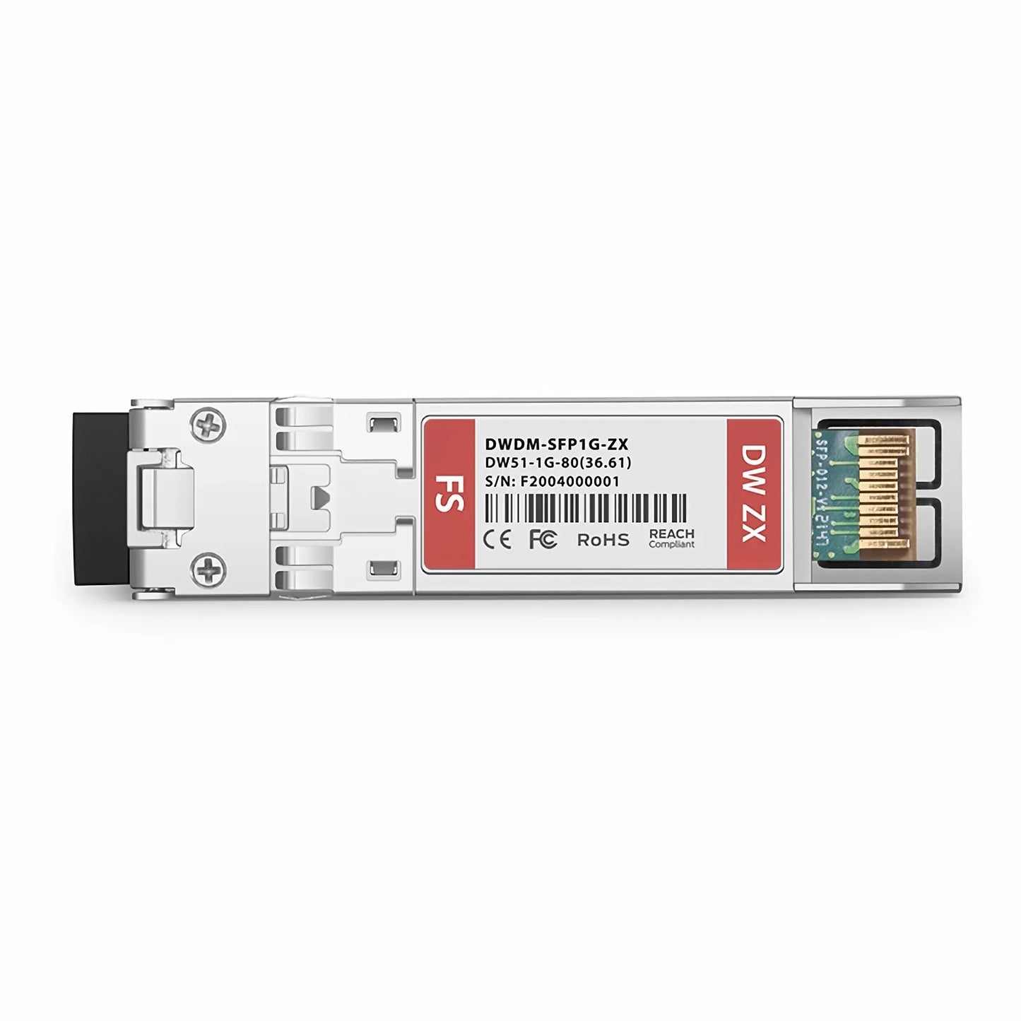 Cisco C51 DWDM-SFP-3661-80 Compatible SFP 1000BASE-DWDM 1536.61nm 100GHz 80km DOM Duplex LC/UPC SMF Optical Transceiver Module for Transmission