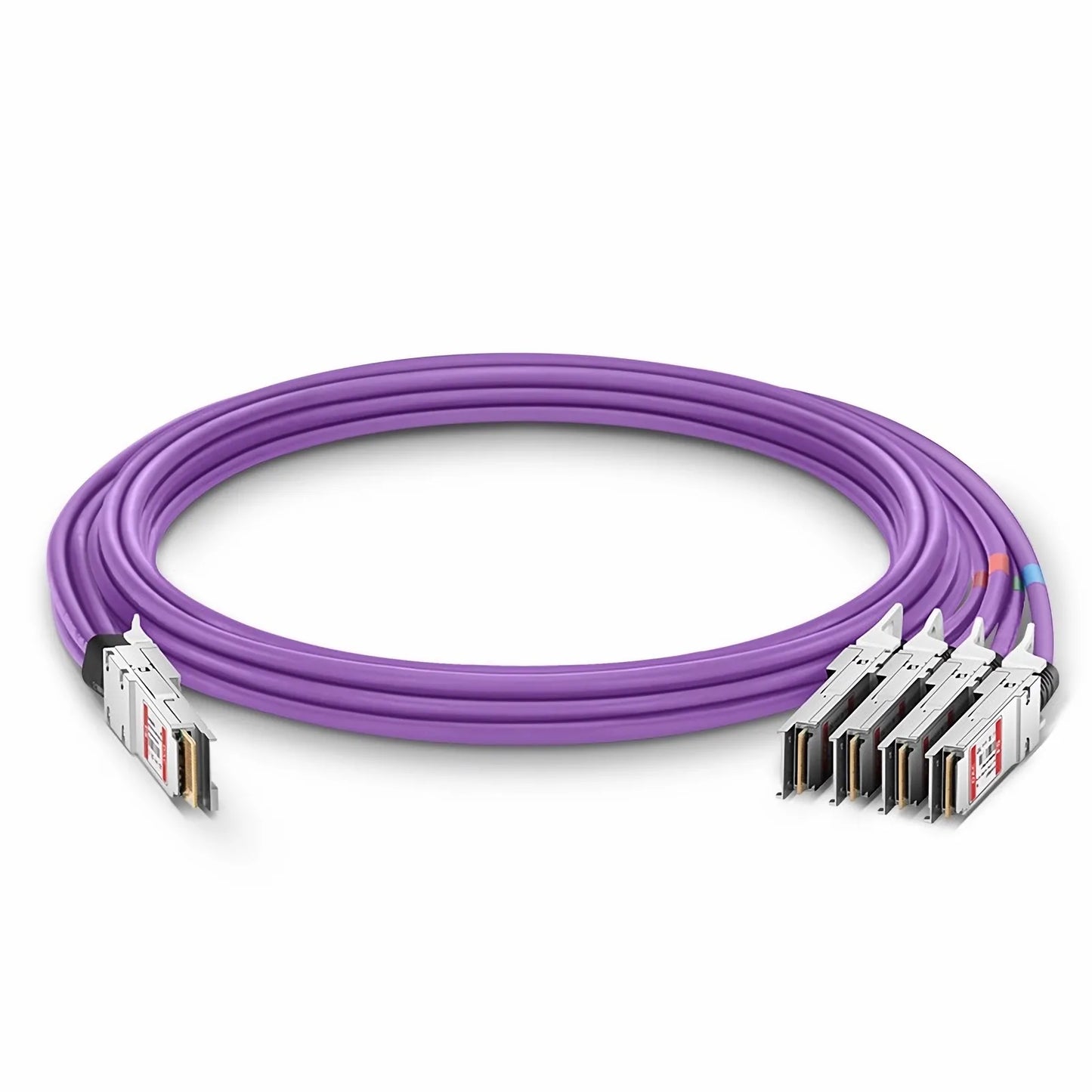 3m (10ft) Arista Networks Compatible 400G QSFP-DD 8 x 50G PAM4 to 4 x 100G QSFP28 4 x 25G NRZ Active Electrical Breakout Cable