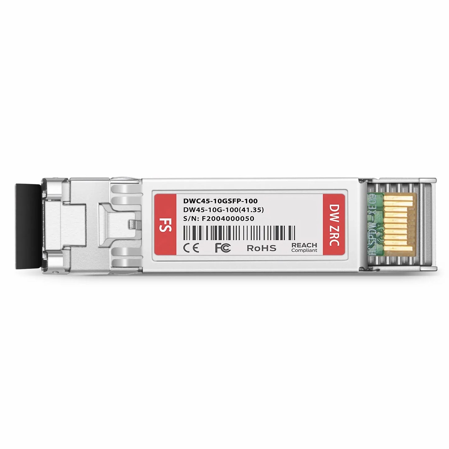 Cisco C45 Compatible SFP+ 10G DWDM 1541.35nm 100GHz 100km DOM Duplex LC/UPC SMF Optical Transceiver Module for Transmission