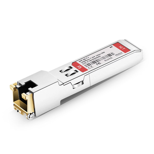 Brocade Compatible 1000BASE-T SFP Copper 100m RJ-45 Transceiver Module (Industrial)