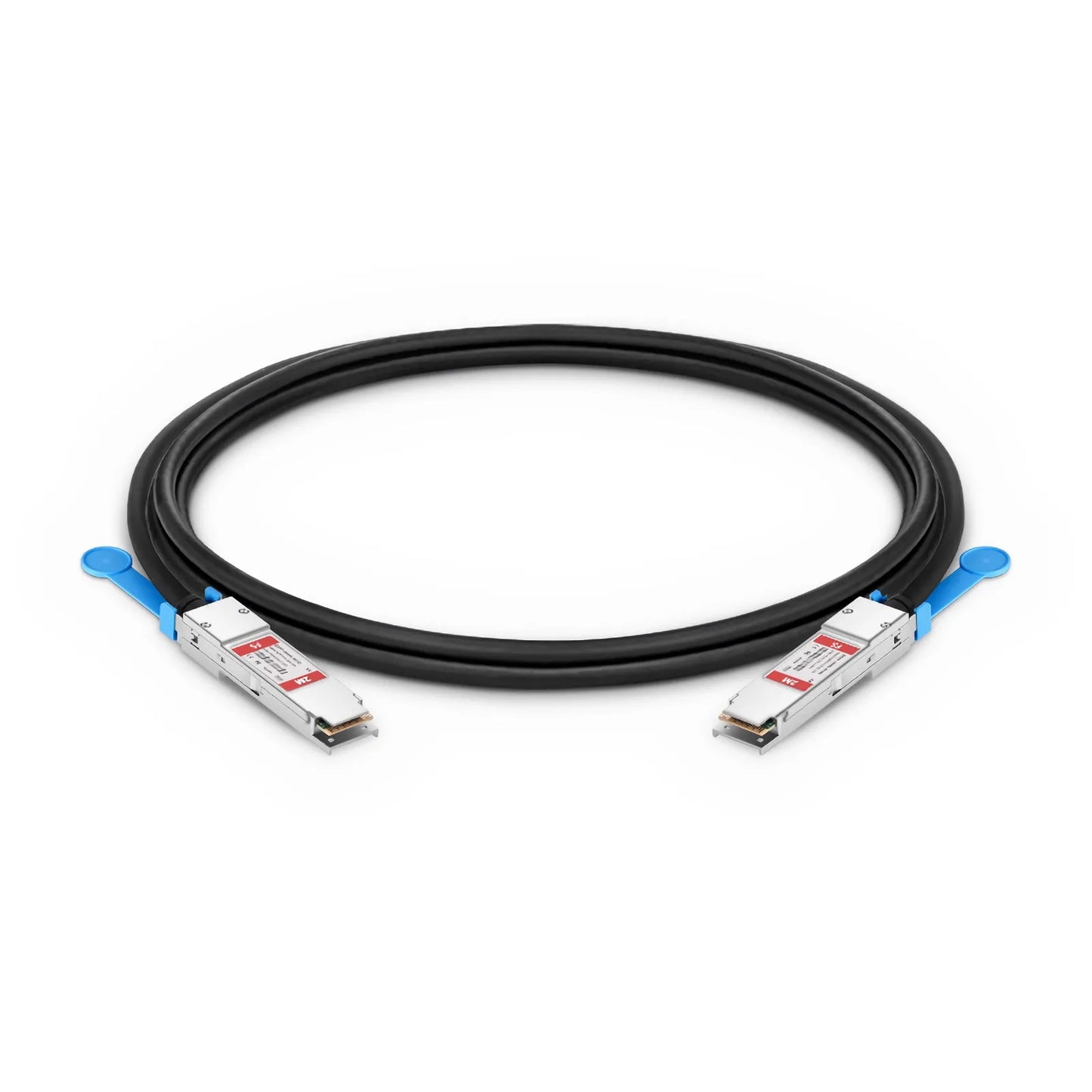 2m (7ft) Generic Compatible 400G QSFP112 4 x 100G PAM4 Active Direct Attach Copper Twinax Cable