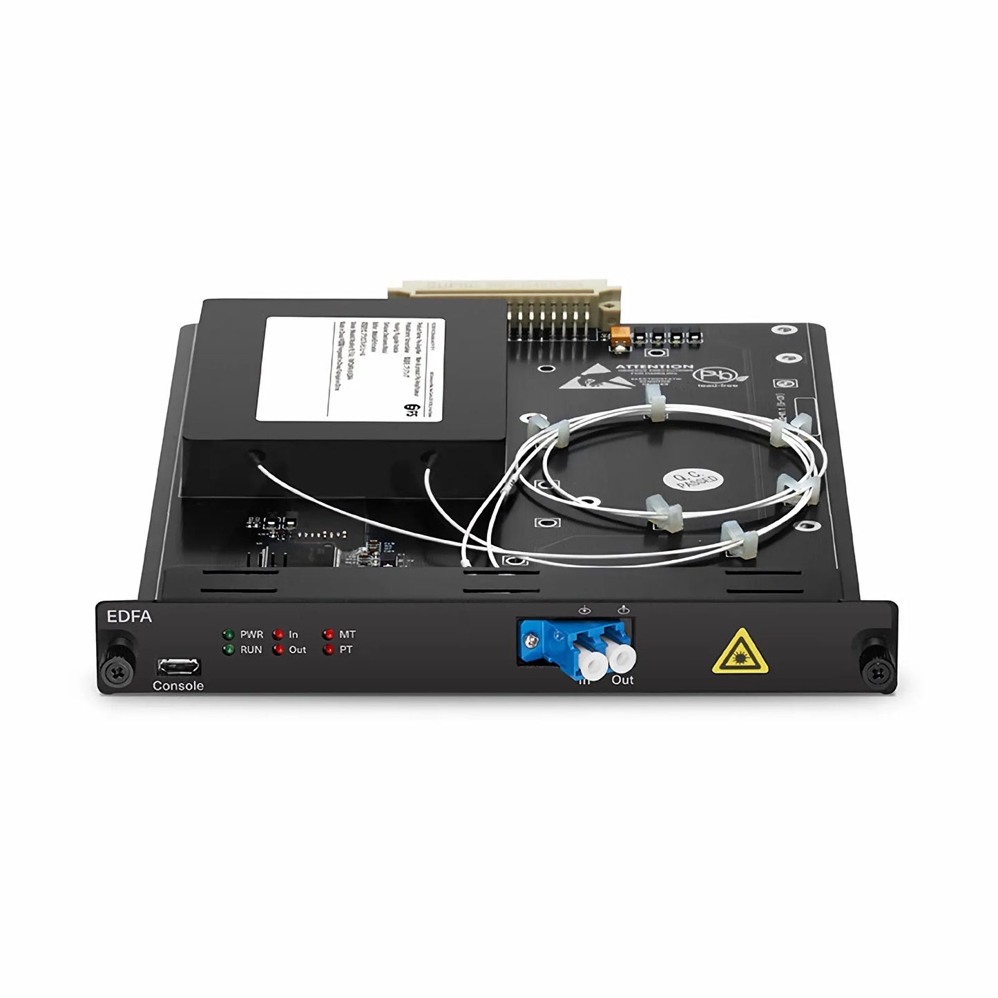 FMT26PA-51EDFA, 26dB Gain Extended C-band DWDM EDFA Pre-amplifier for FMT Managed Chassis, 20dBm Output
