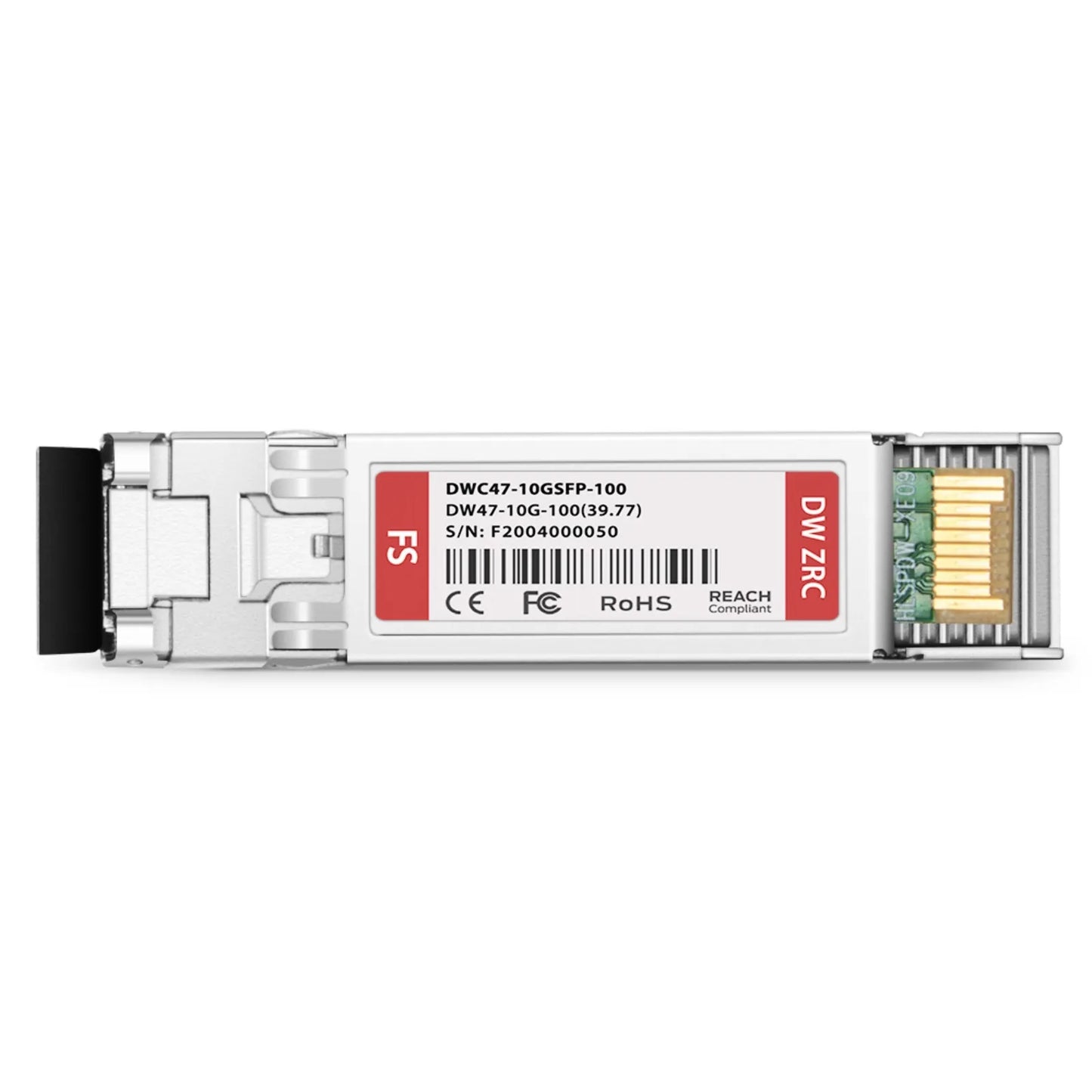 Cisco C47 Compatible SFP+ 10G DWDM 1539.77nm 100GHz 100km DOM Duplex LC/UPC SMF Optical Transceiver Module for Transmission