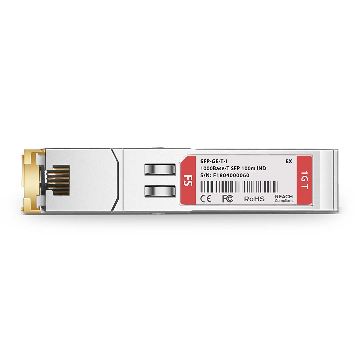 Extreme 10070H Compatible 1000BASE-T SFP Copper 100m RJ-45 Transceiver Module (Industrial)