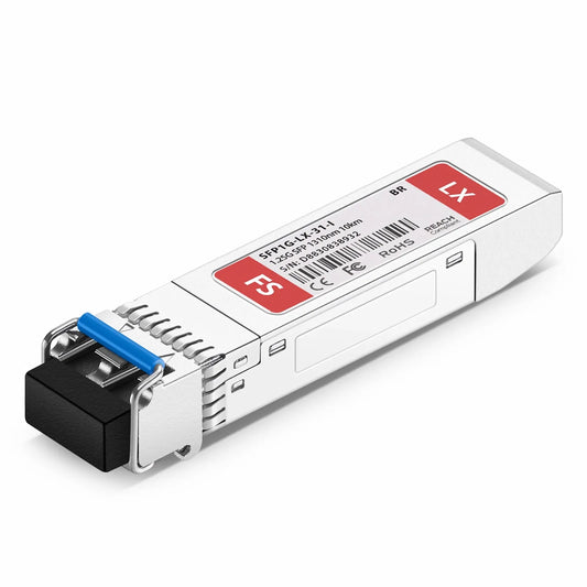 Brocade E1MG-LX-OM Compatible 1000BASE-LX SFP 1310nm 10km DOM Duplex LC/UPC SMF Optical Transceiver Module (Industrial)