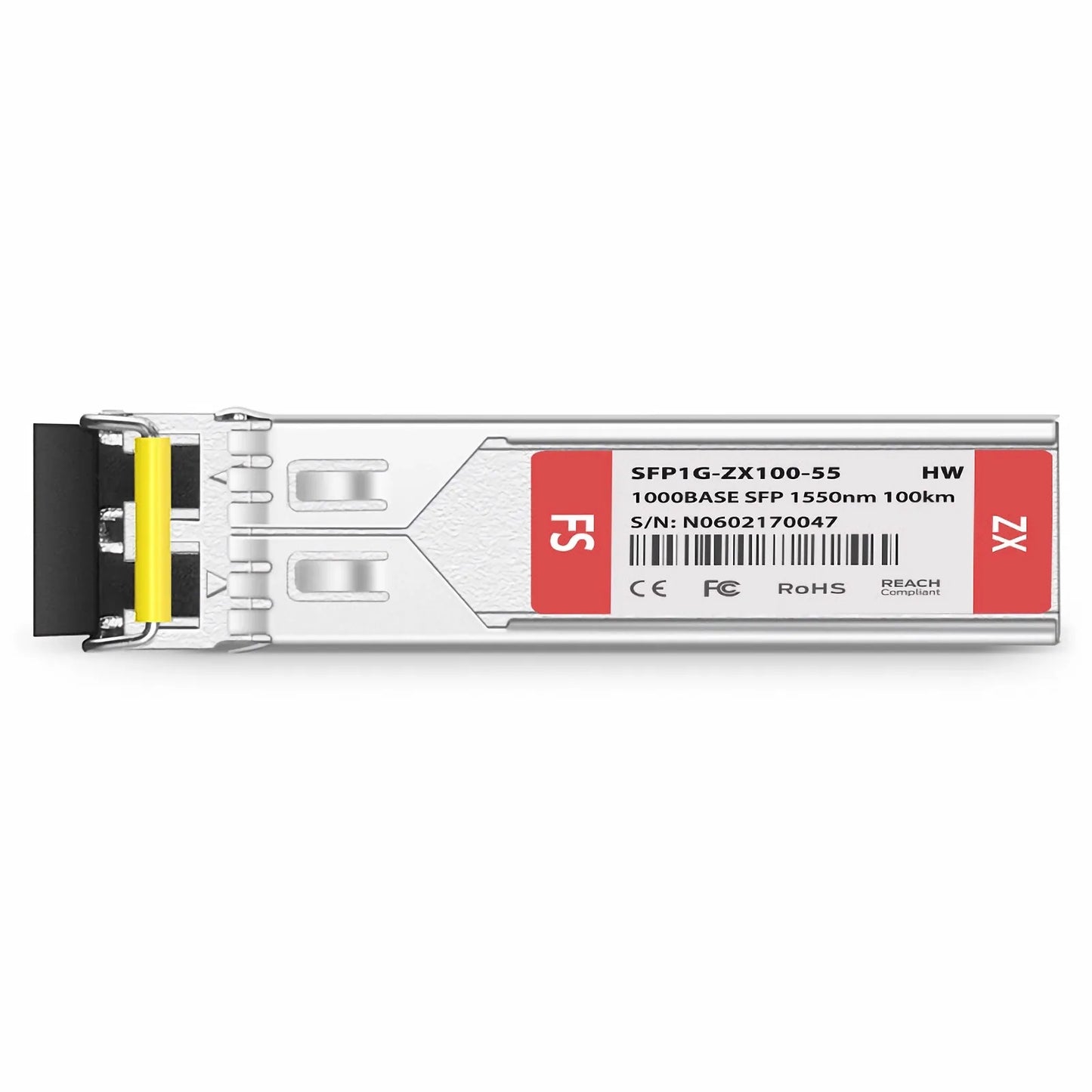 HW Compatible 1000BASE-EZX SFP 1550nm 100km DOM Duplex LC/UPC SMF Optical Transceiver Module