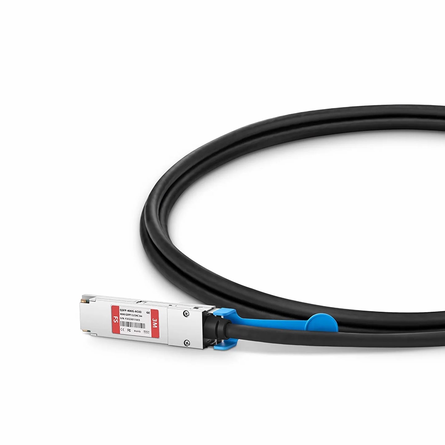 3m (10ft) Generic Compatible 400G QSFP112 4 x 100G PAM4 Active Direct Attach Copper Twinax Cable