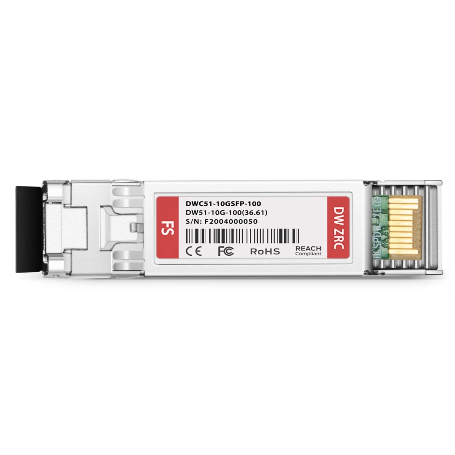 Cisco C51 Compatible SFP+ 10G DWDM 1536.61nm 100GHz 100km DOM Duplex LC/UPC SMF Optical Transceiver Module for Transmission