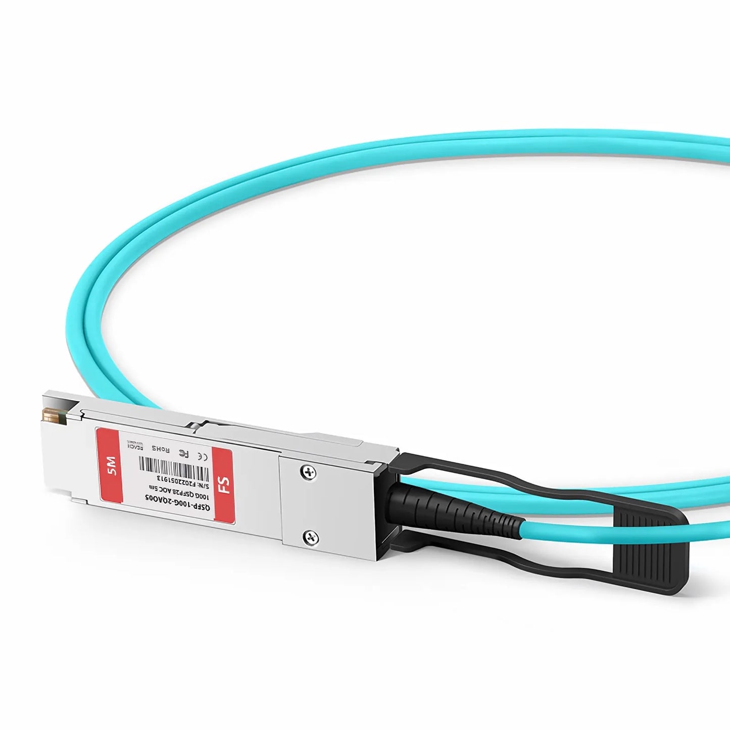 5m (16ft) Cisco Compatible 100G QSFP28 4 x 25G NRZ to 2 x 50G QSFP28 2 x 25G NRZ Active Optical Breakout Cable