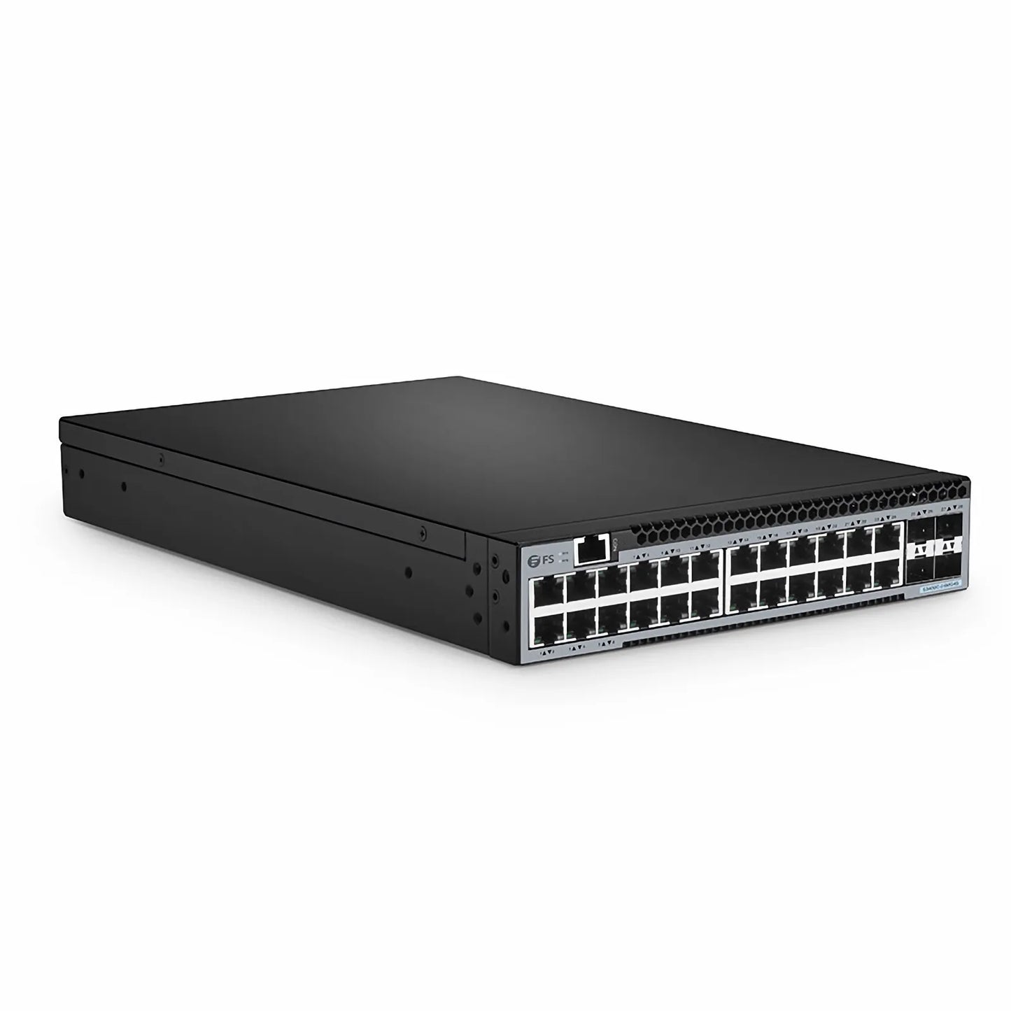 S3400C-24MG4S, 24-Port Ethernet L2+ Compact Half-Width Switch, 24 x 100M/1000M/2.5GBase-T/Multi-Gigabit, with 4 x 10Gb SFP+ Uplinks