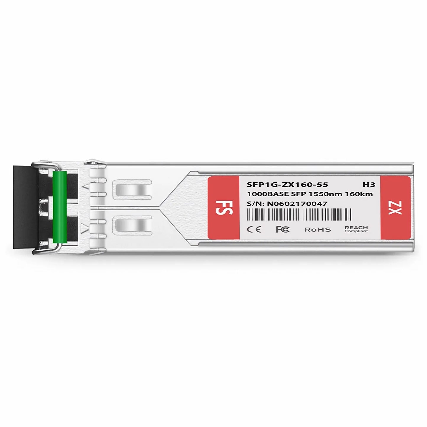 H3C Compatible 1000BASE-ZXC SFP 1550nm 160km DOM Duplex LC/UPC SMF Optical Transceiver Module