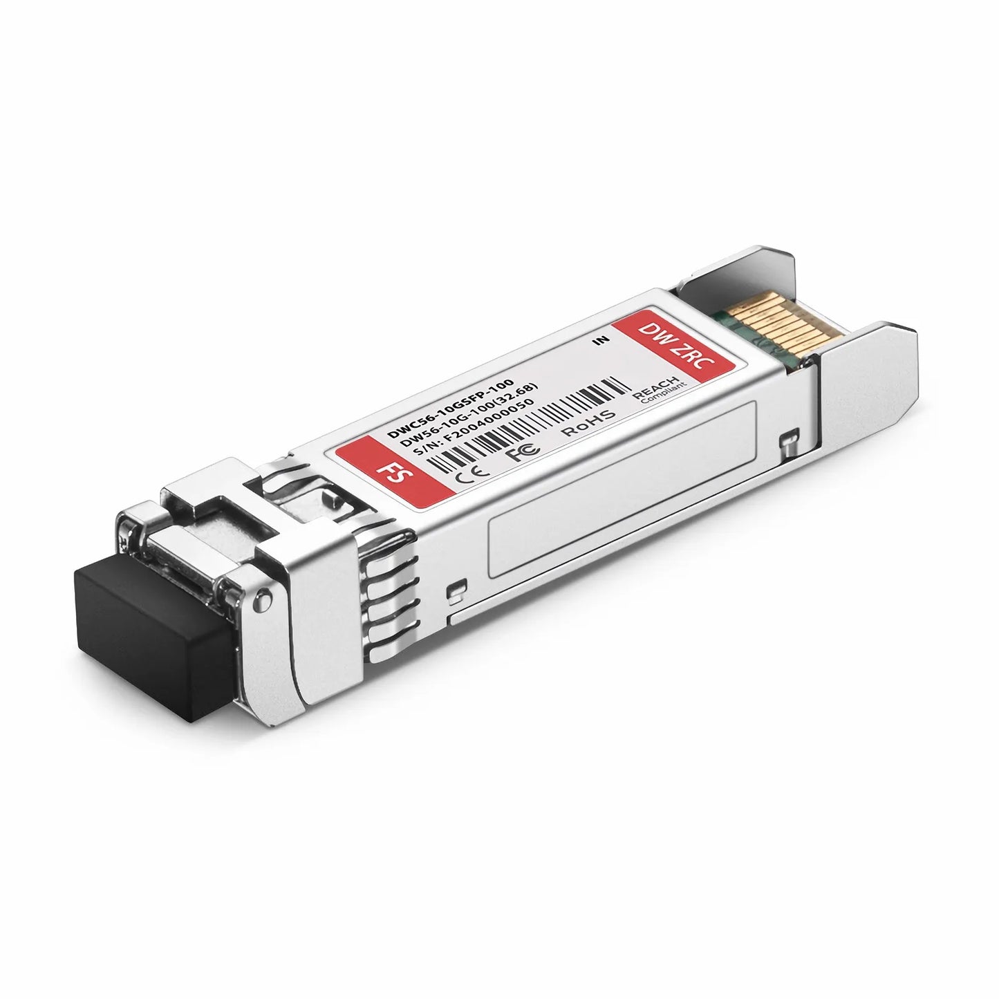 Intel C56 Compatible SFP+ 10G DWDM 1532.68nm 100GHz 100km DOM Duplex LC/UPC SMF Optical Transceiver Module for Transmission