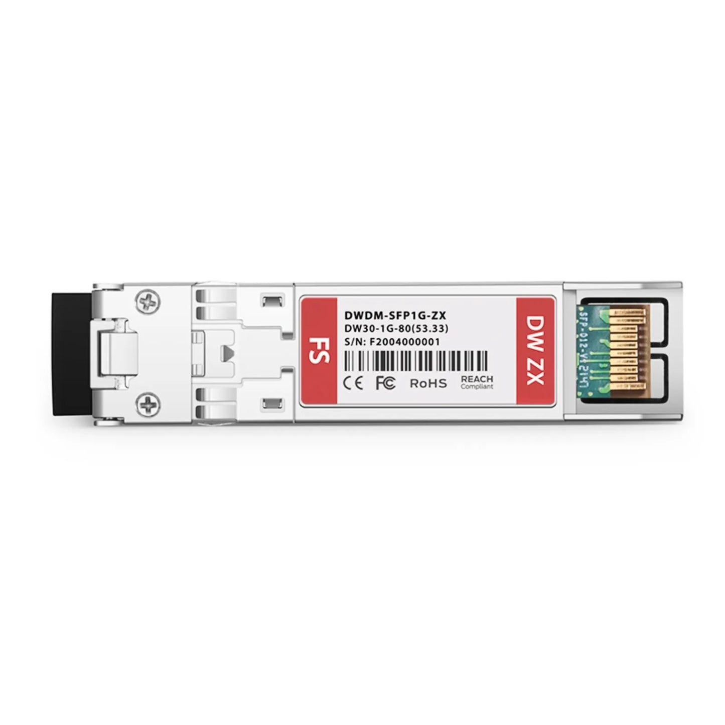 Cisco C30 DWDM-SFP-5333-80 Compatible SFP 1000BASE-DWDM 1553.33nm 100GHz 80km DOM Duplex LC/UPC SMF Optical Transceiver Module for Transmission