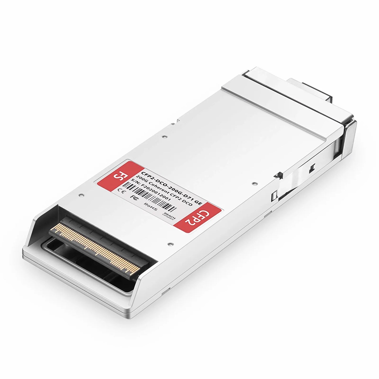 Generic Compatible CFP2 DCO 200G DWDM Tunable Coherent 80km DOM Duplex LC SMF Optical Transceiver Module, Used with D710 Series