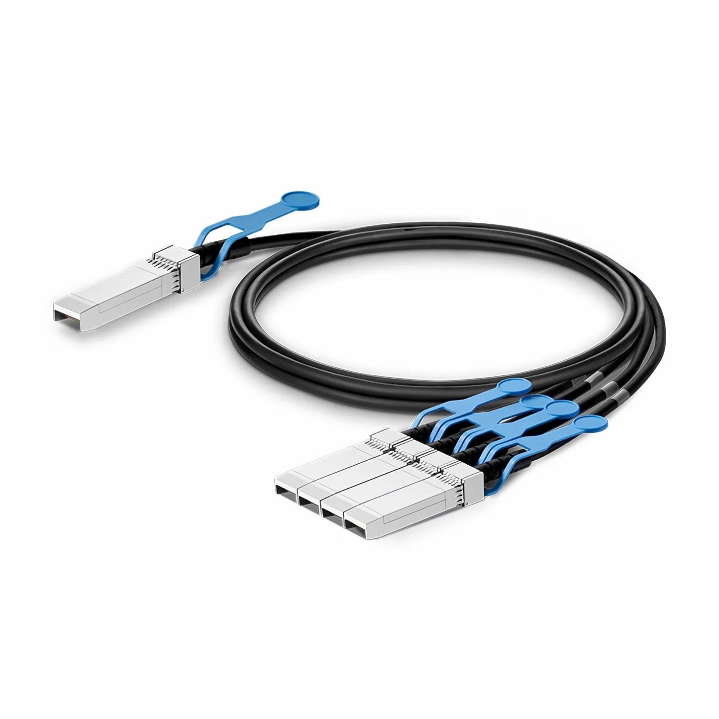 1m (3ft) Generic Compatible 100G QSFP28 4 x 25G NRZ to 4 x 25G SFP28 NRZ Active Direct Attach Copper Breakout Cable