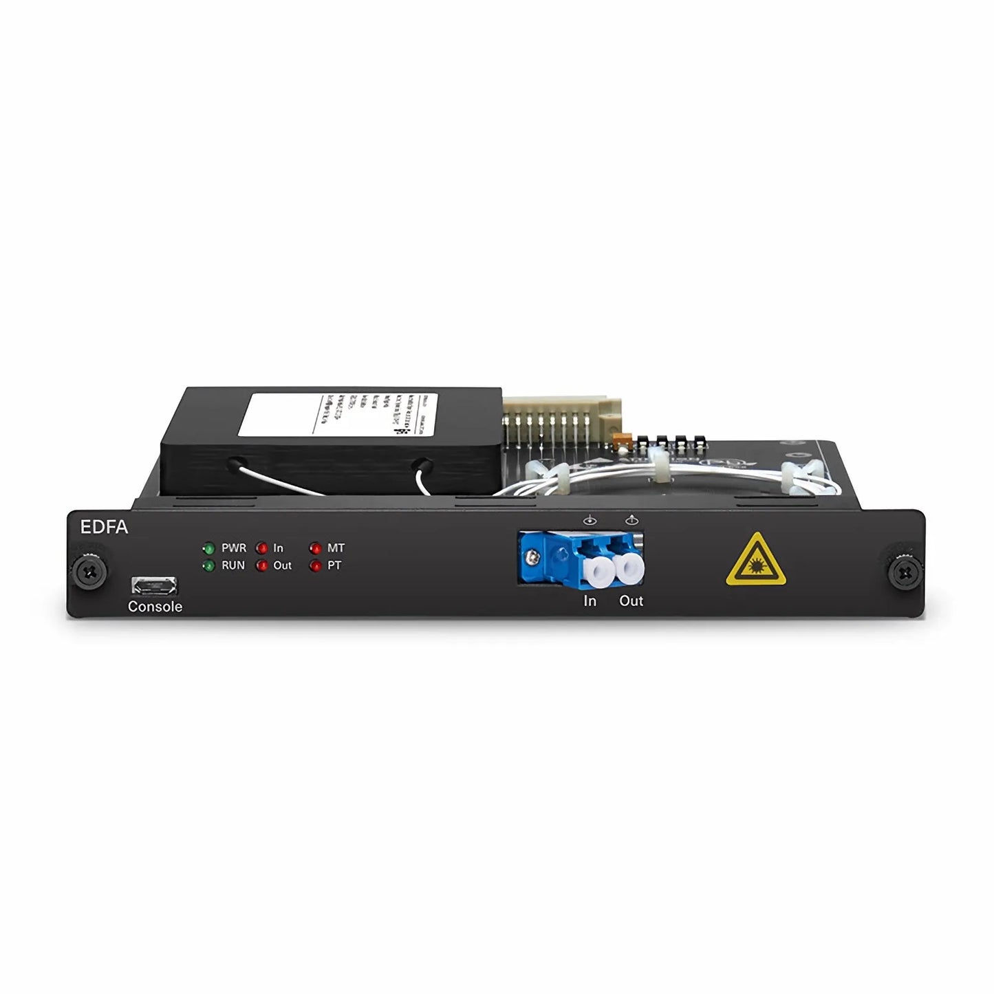 FMT17BA-51EDFA, 17dB Gain Extended C-band DWDM EDFA Booster Amplifier for FMT Managed Chassis, 20dBm Output