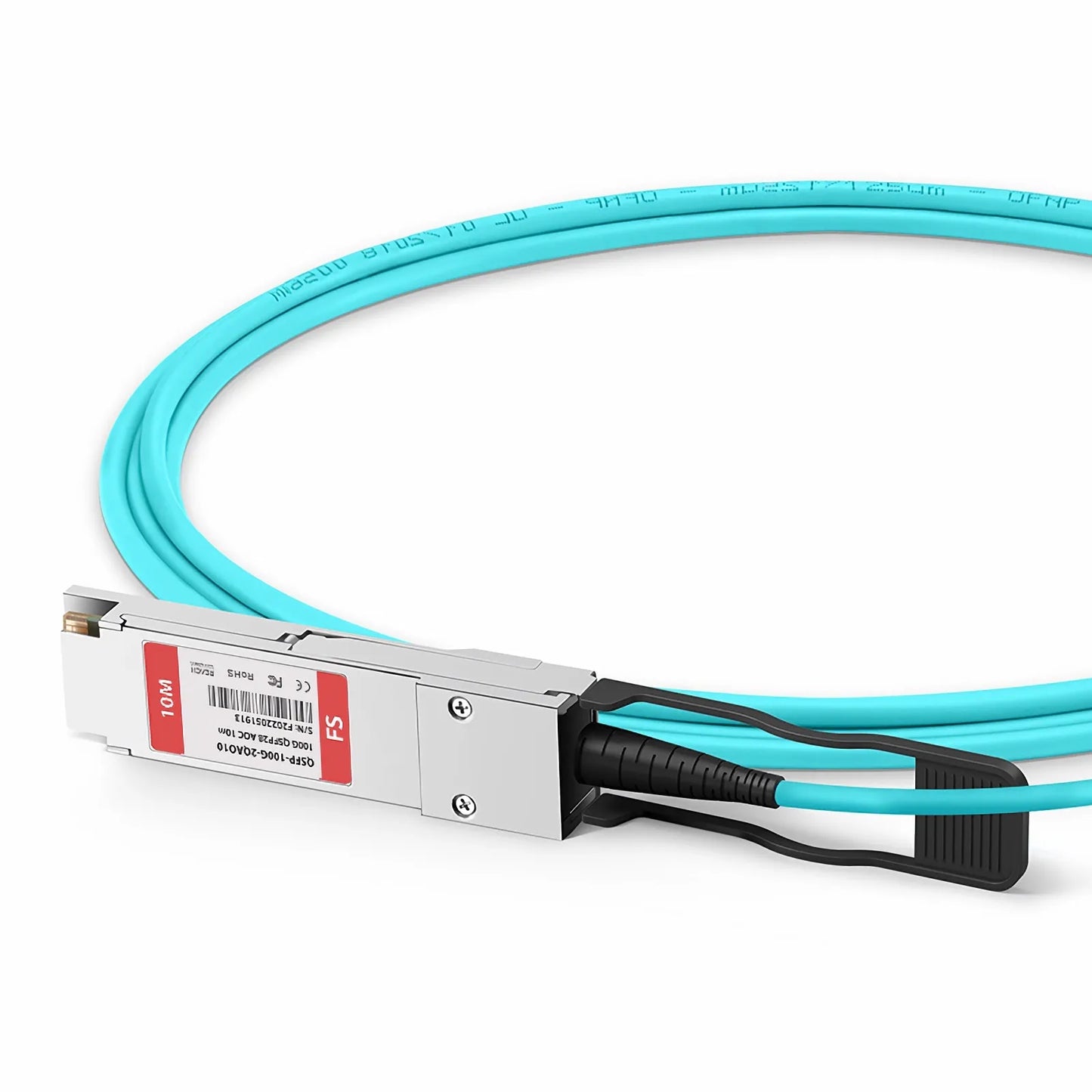 10m (33ft) Cisco Compatible 100G QSFP28 4 x 25G NRZ to 2 x 50G QSFP28 2 x 25G NRZ Active Optical Breakout Cable