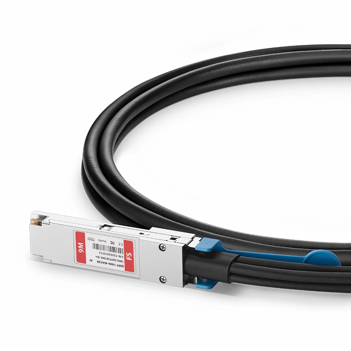 1m (3ft) Arista Networks Compatible 100G QSFP28 4 x 25G NRZ to 4 x 25G SFP28 NRZ Active Direct Attach Copper Breakout Cable