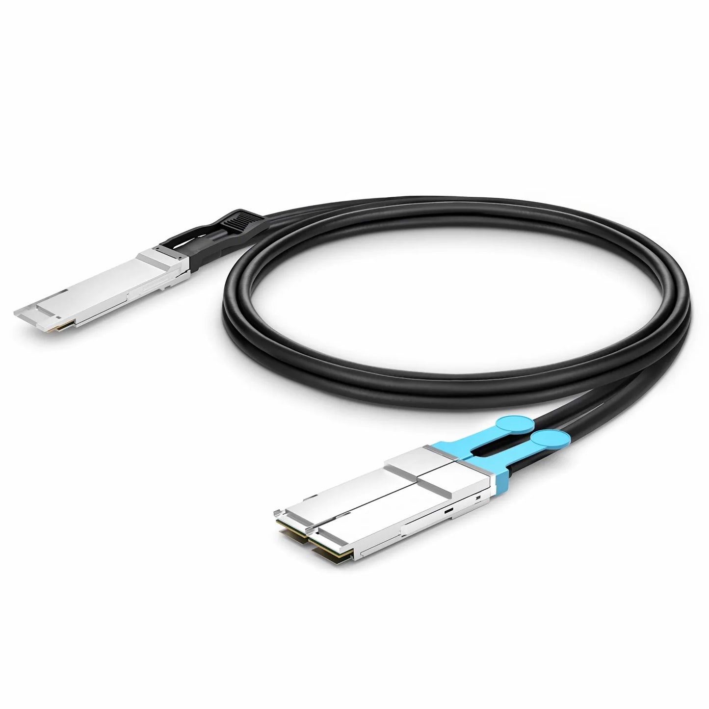 5m (16ft) 400G QSFP-DD 8 x 50G PAM4 to 2 x 200G QSFP56 4 x 50G PAM4 Active Direct Attach Copper Breakout Cable for FS Switches